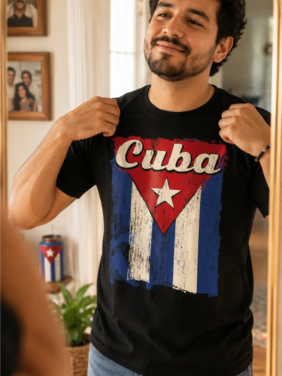 Cuba Flag Shirt Cuban Pride Bandera de Cuba product image (2)