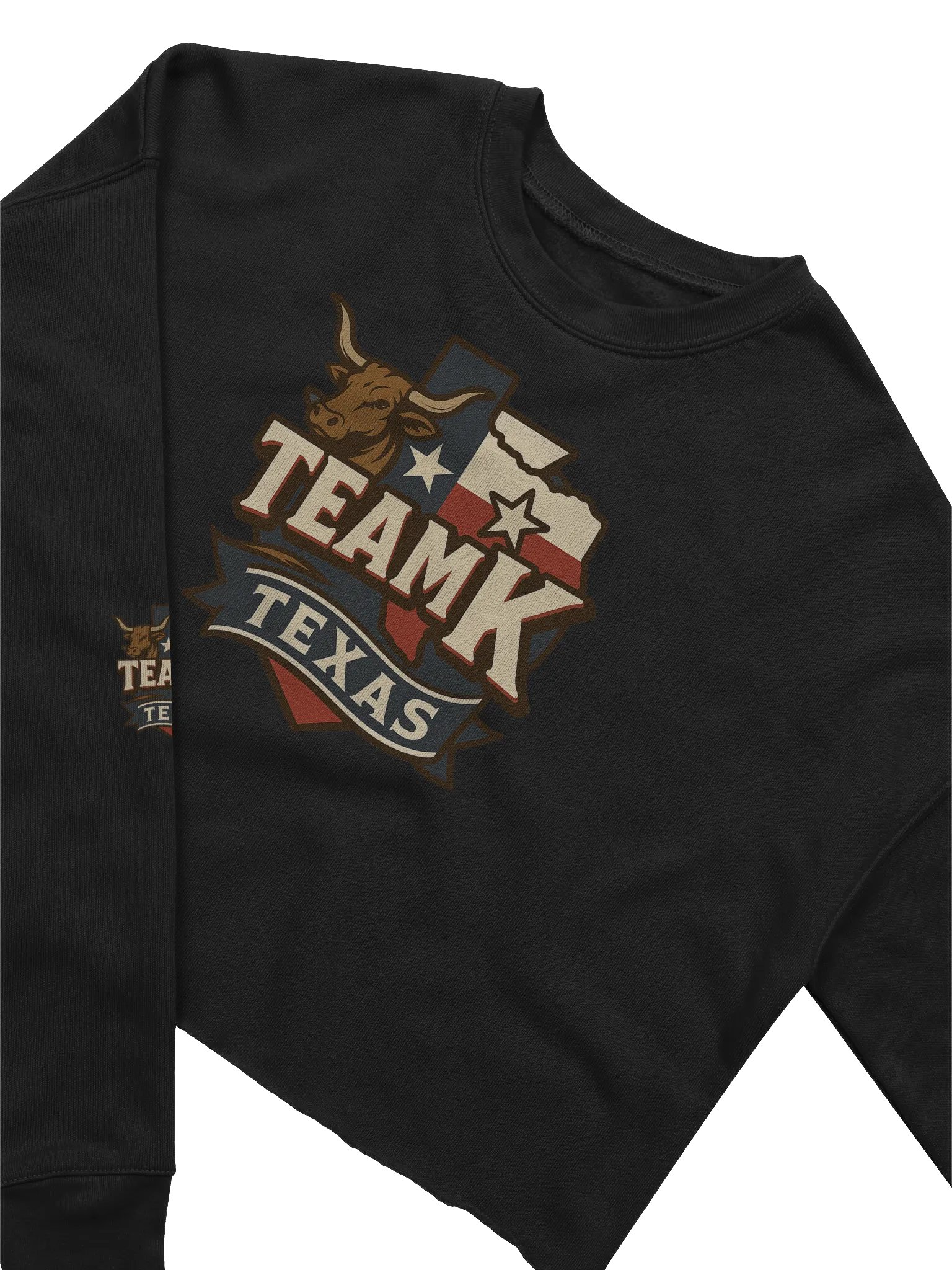 Team K Texas Crop Sweatshirt product image (3)