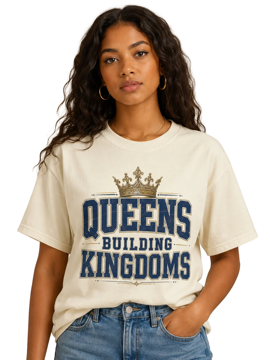 Queens Building Kingdoms Collegiate Premium T-Shirt product image (1)