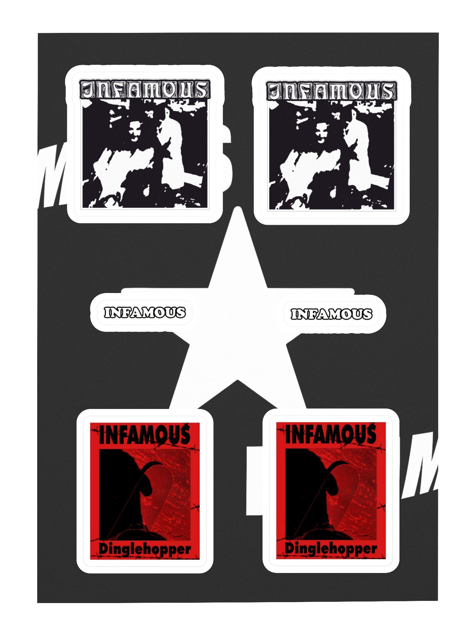INFAMOUS Sticker Sheet (6 pc.) product image (3)