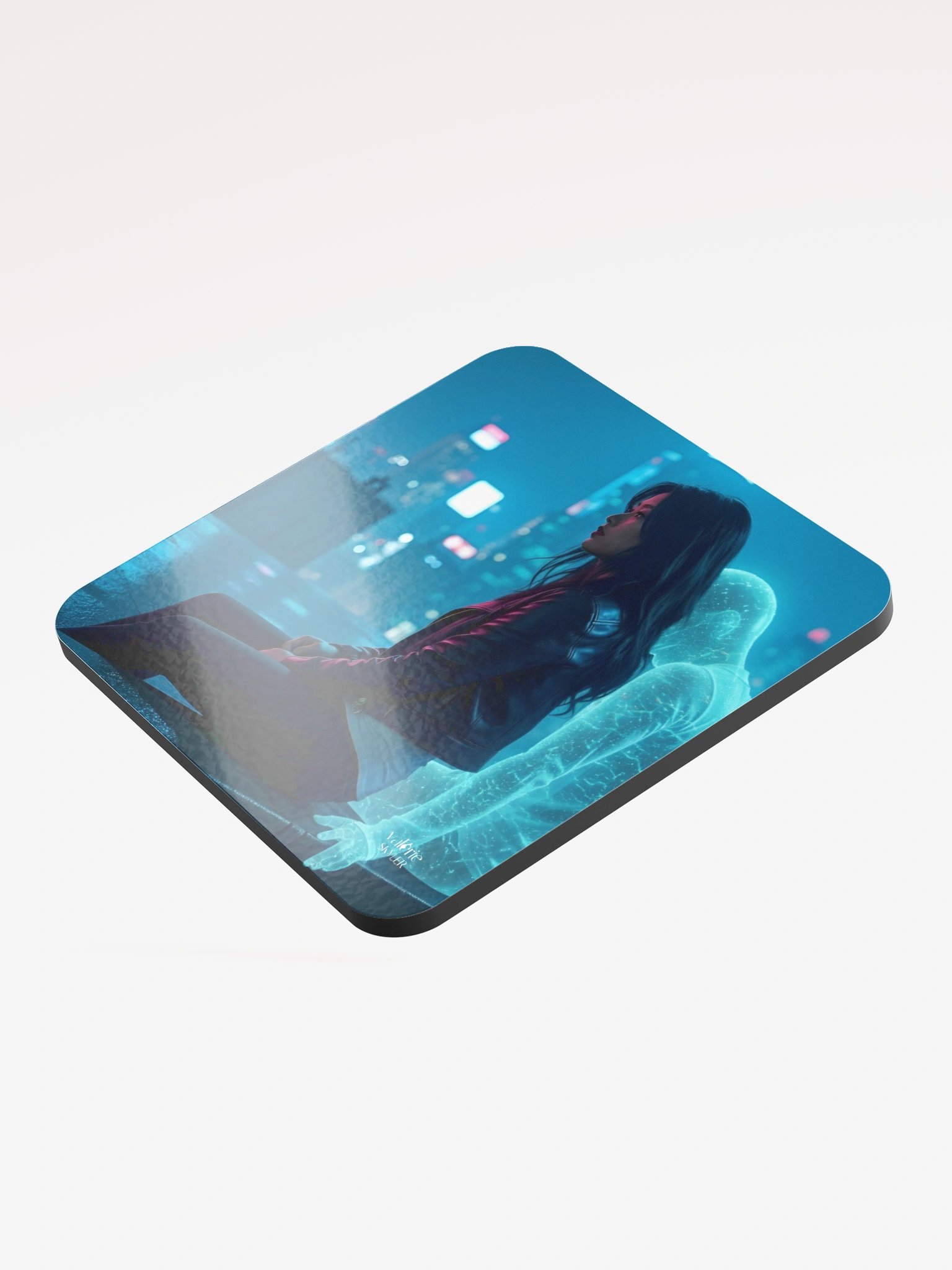 Cork Coaster: Undefined - Hologram Robot Scene product image (3)
