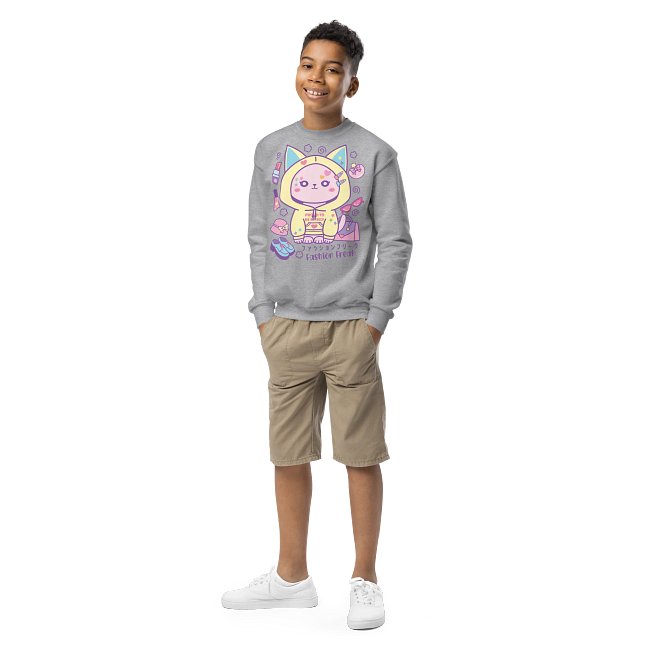 Harajuku Kitties Unisex Youth Sweatshirts