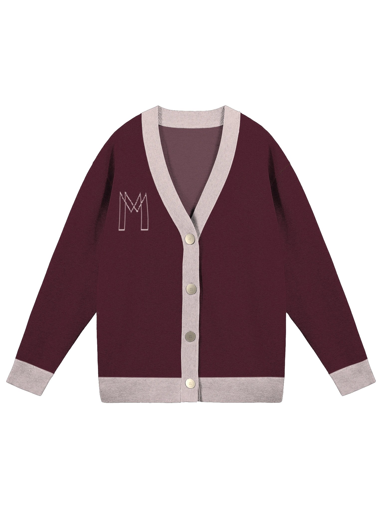 Maroon Cardigan product image (1)