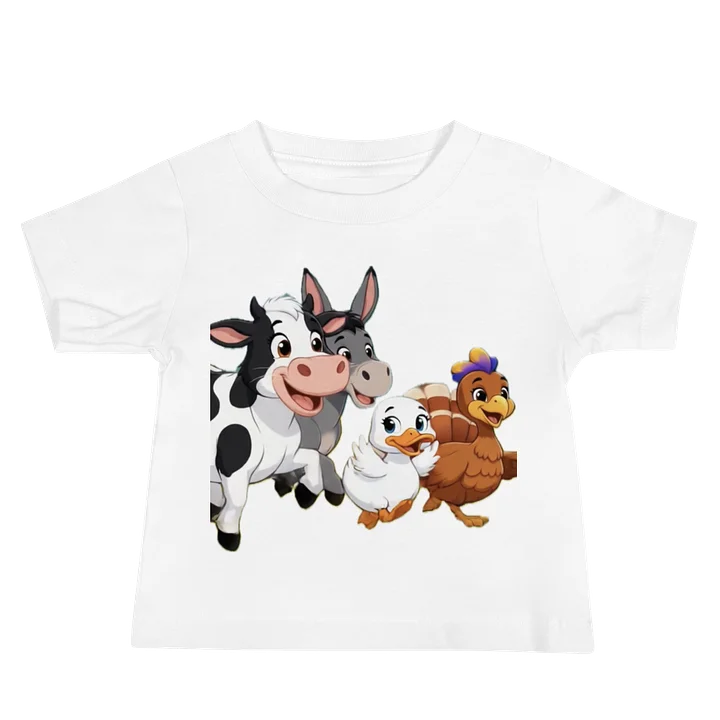 Happy Farm Friends Baby Tee product image (2)