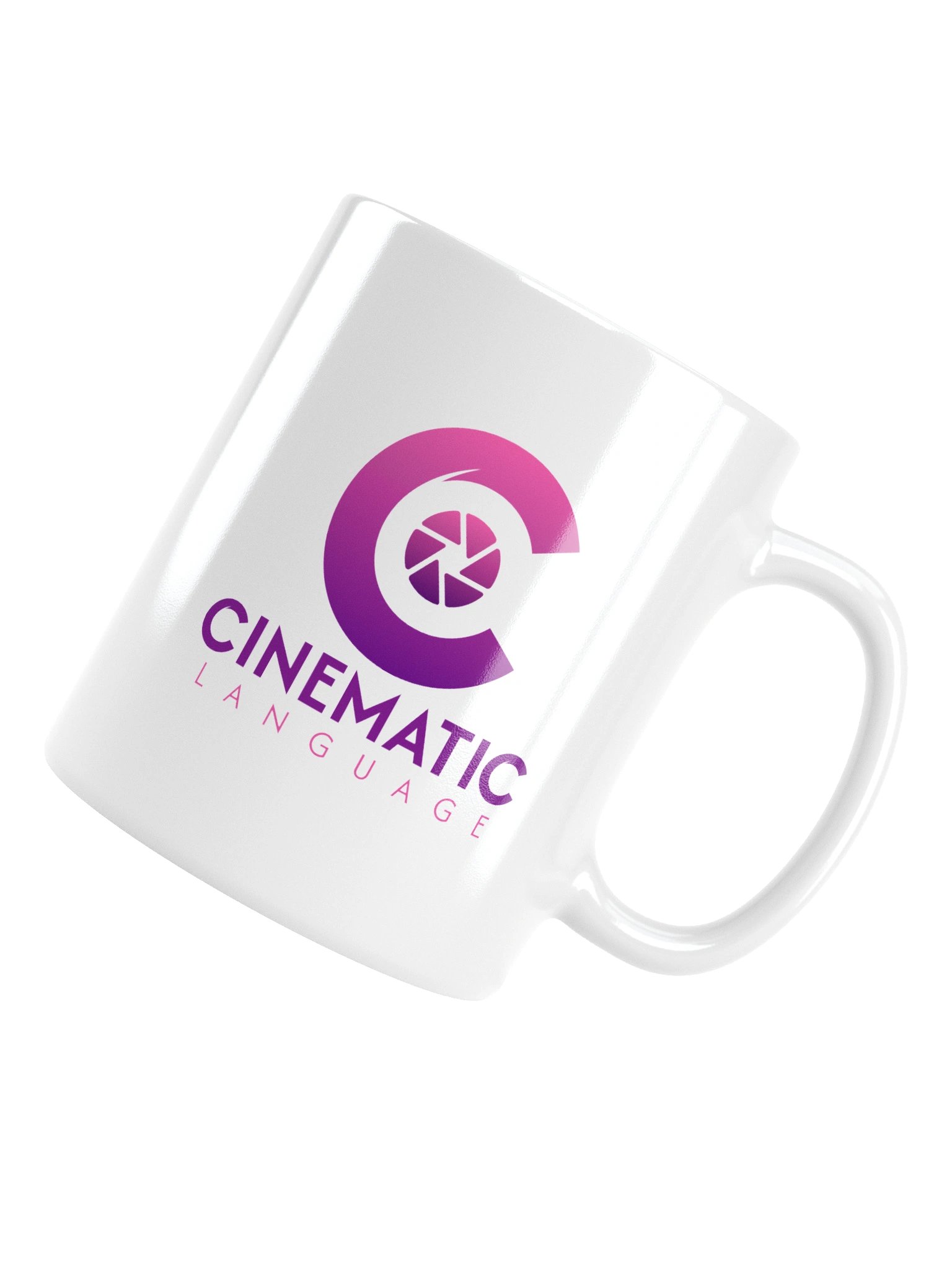 Cinematic Language White Glossy Mug product image (5)