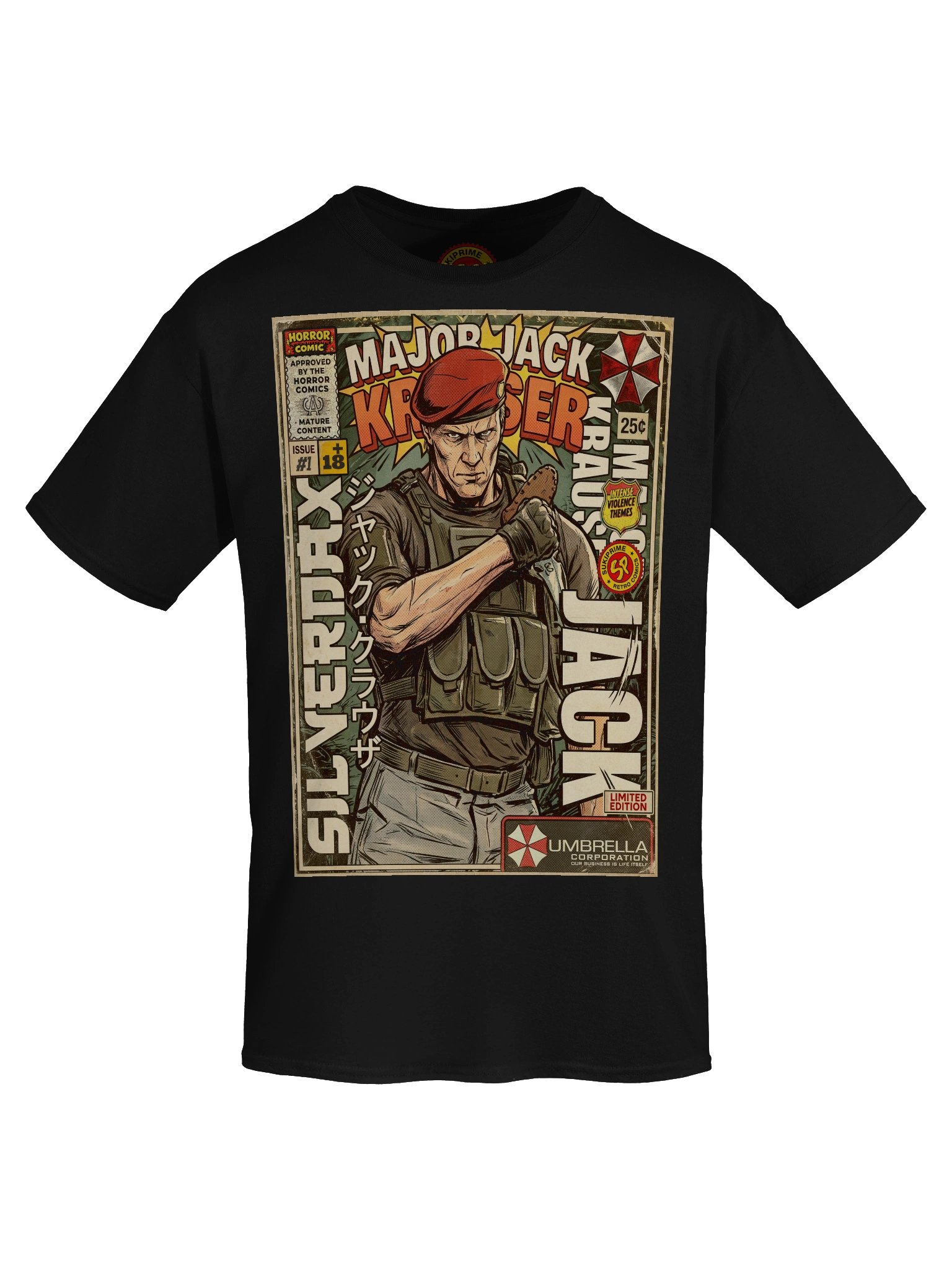 Resident Evil 4 Jack Krauser Comic Art T-Shirt product image (5)
