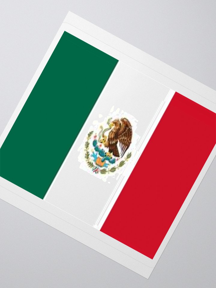 Mexico National Flag Sticker - Exclusive Vinyl Design, Multiple Sizes product image (4)