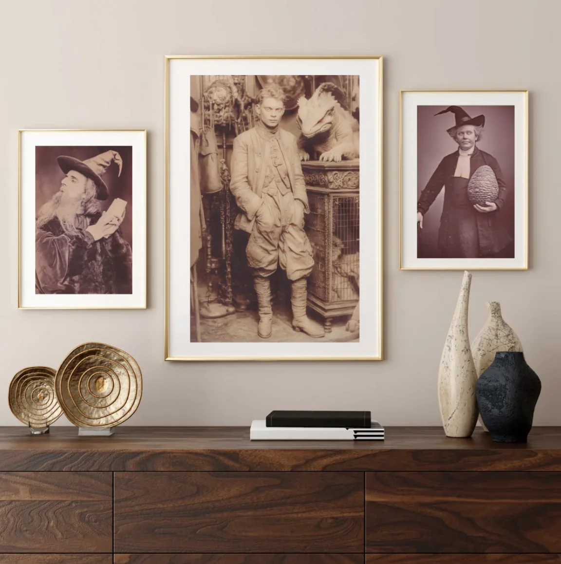 The Dragon Keeper Wizard Art Print product image (3)