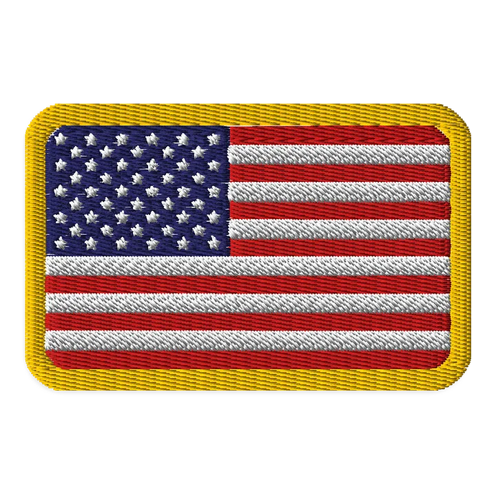 Stars & Stripes Embroidered Patch - Colour product image (1)