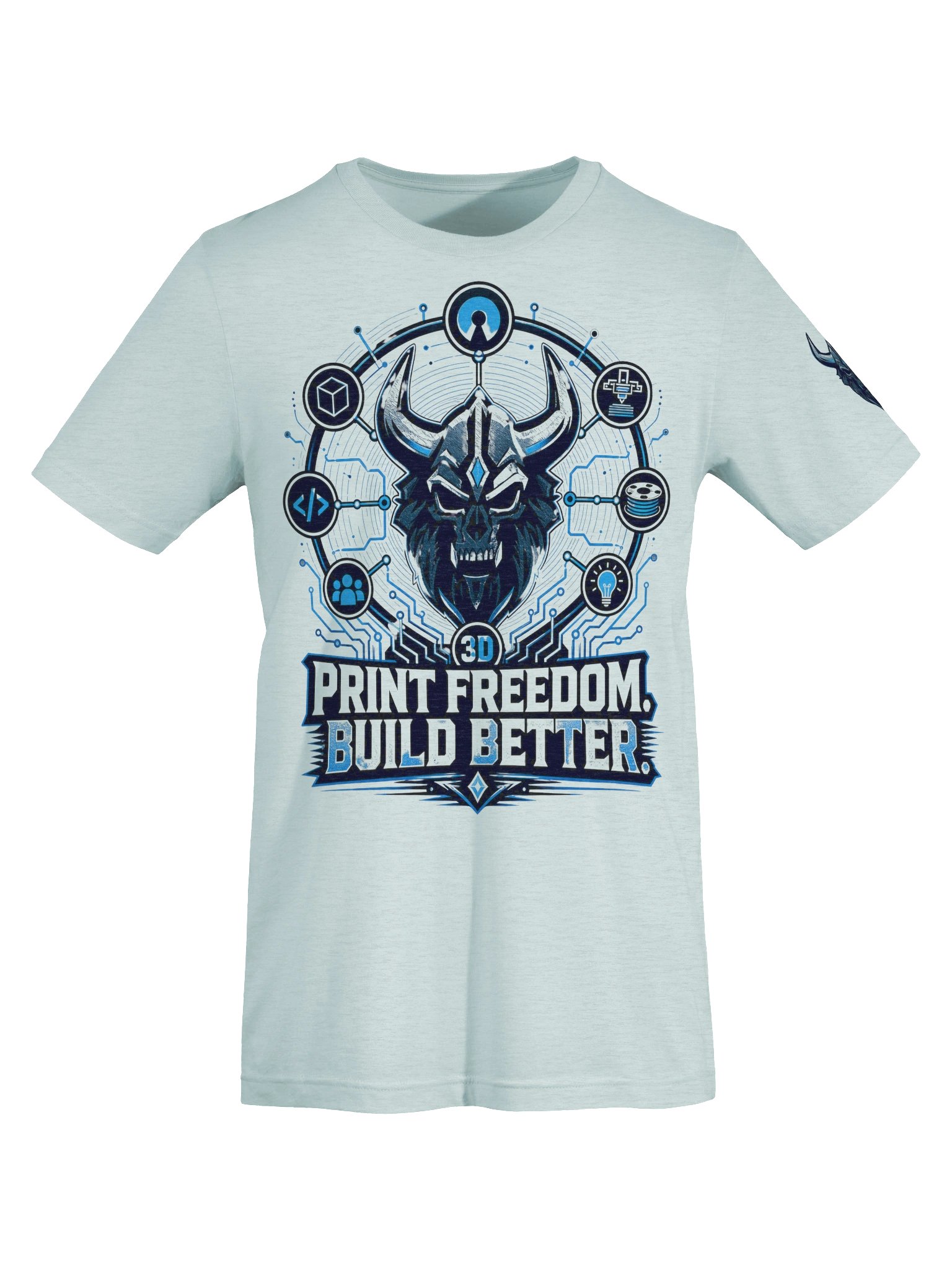 Build Better - Cyber Circuit Skull Tee product image (115)