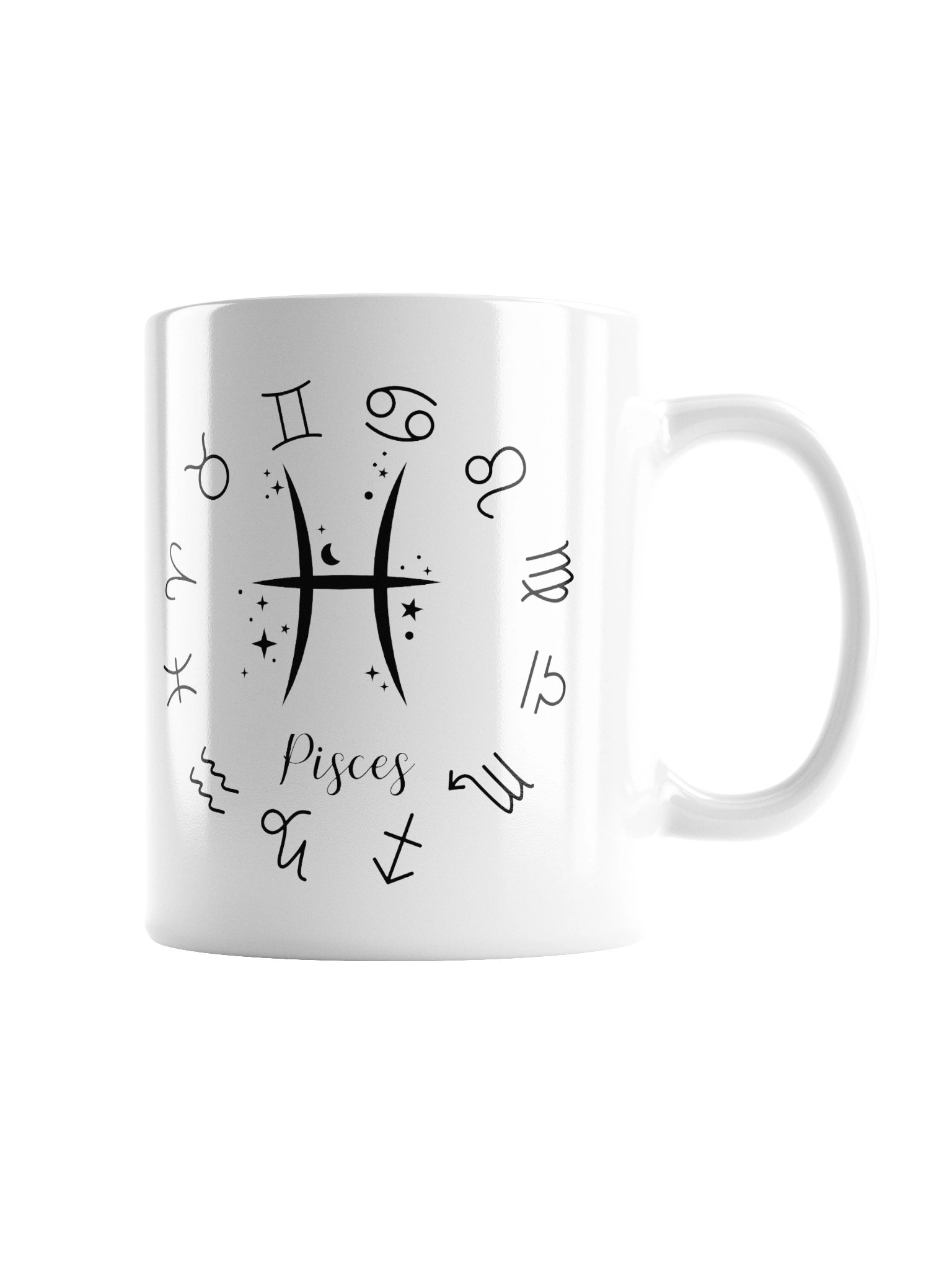 Pisces Zodiac Mug | Dreamy & Intuitive Astrology Coffee Mug | Pisces Gift product image (3)