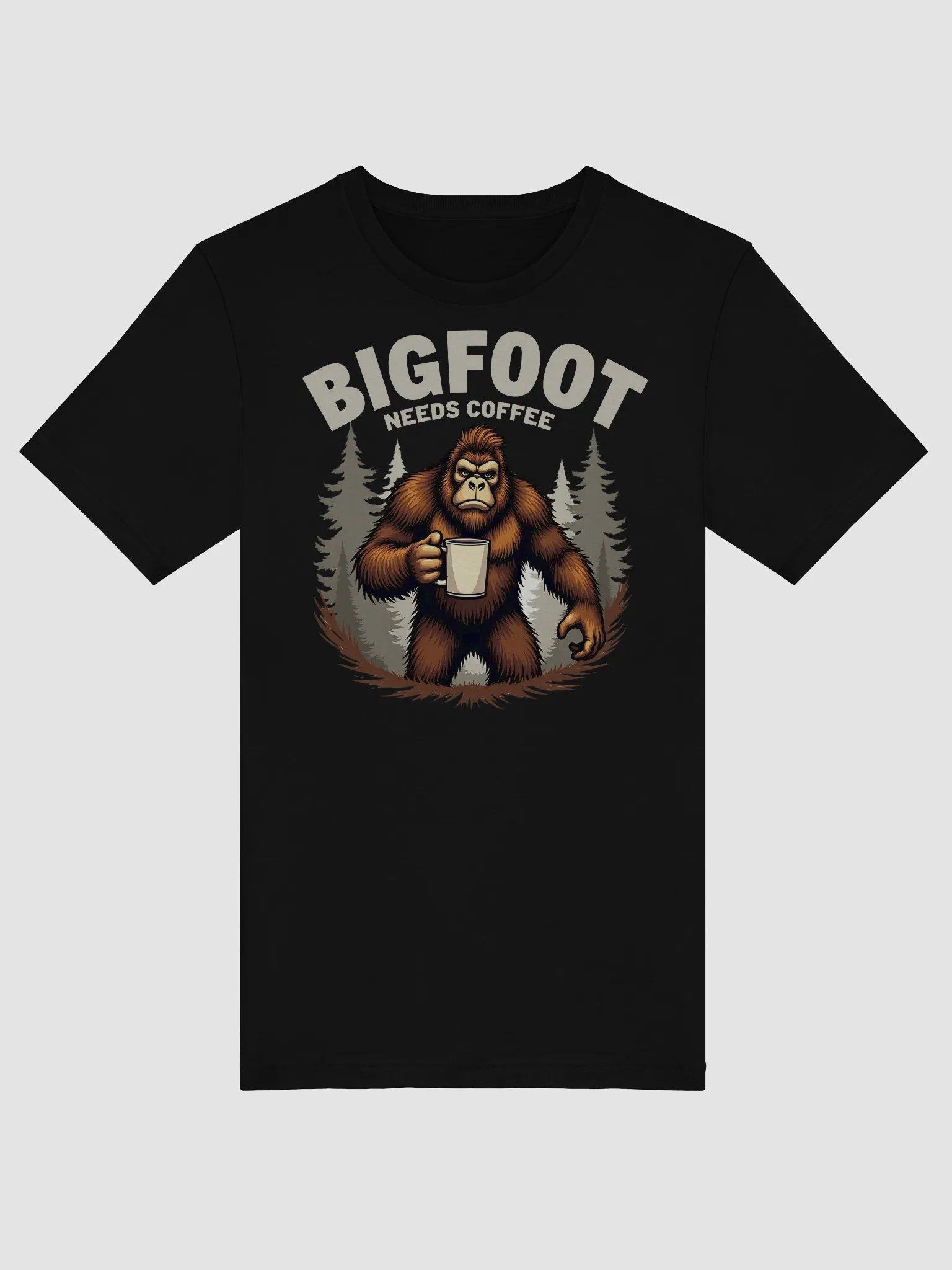 Bigfoot Needs Coffee Funny Sasquatch Coffee Lover product image (6)