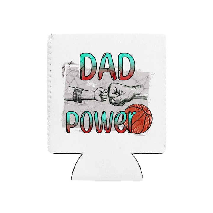 Dad Power Basketball Can Cooler - Slam Dunk Edition product image (1)
