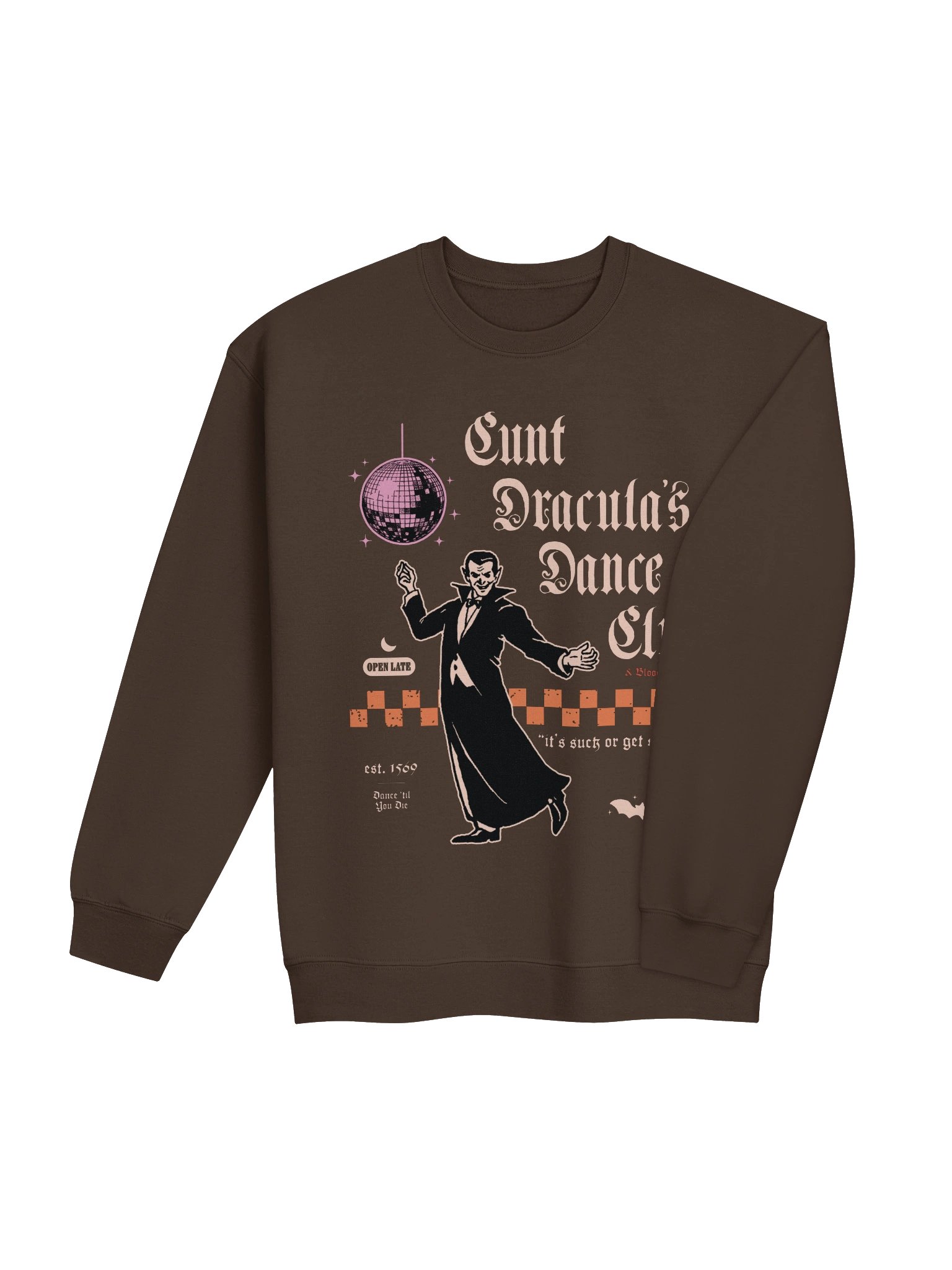 cunt dracula's dance club printed crewneck product image (5)
