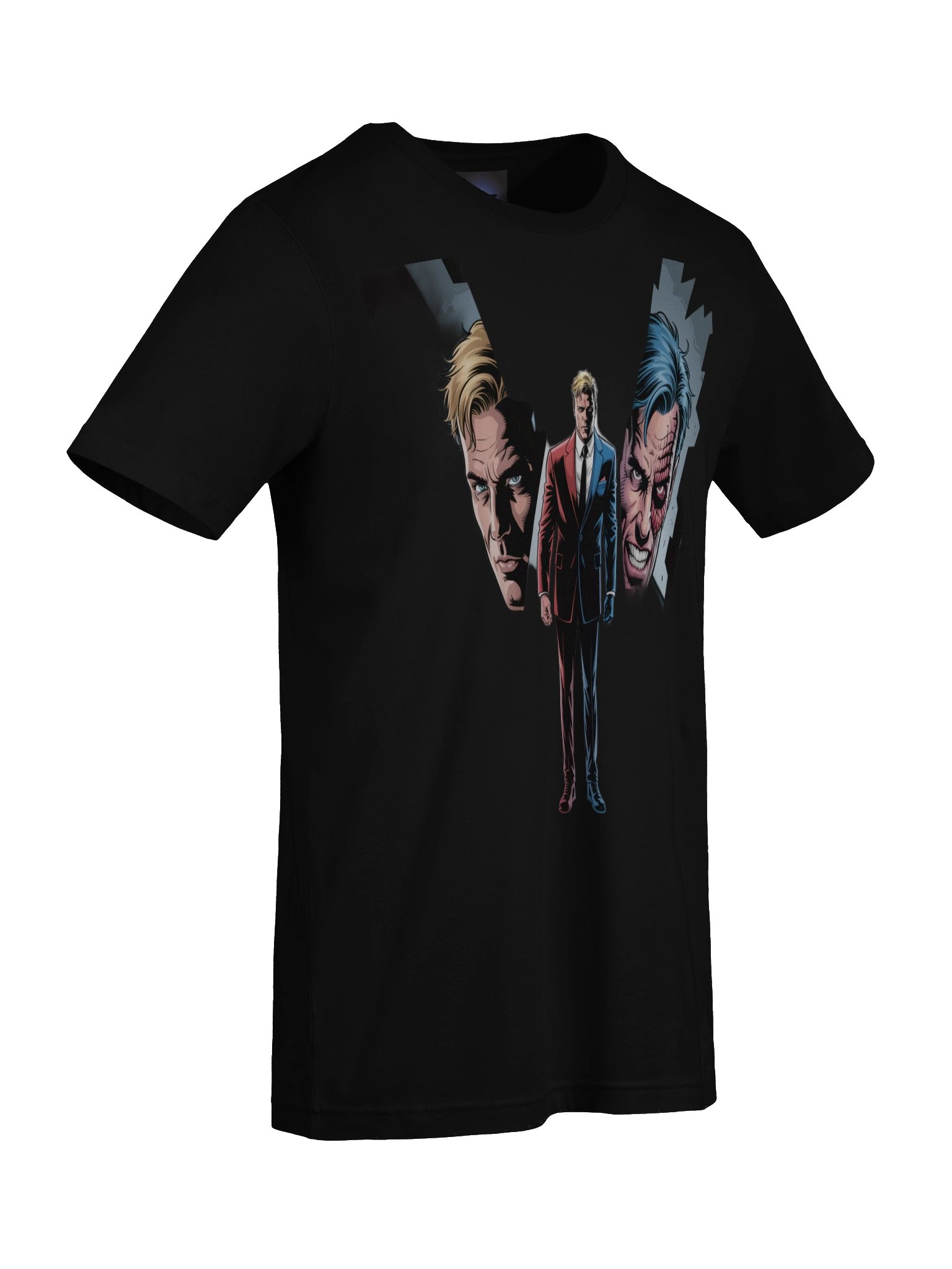 Duality's Divide: Two-Face's Fractured Fate T-Shirt product image (9)
