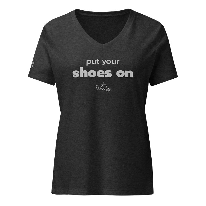 PYSO Simple Feather Flow Women's V-Neck T-Shirt product image (3)