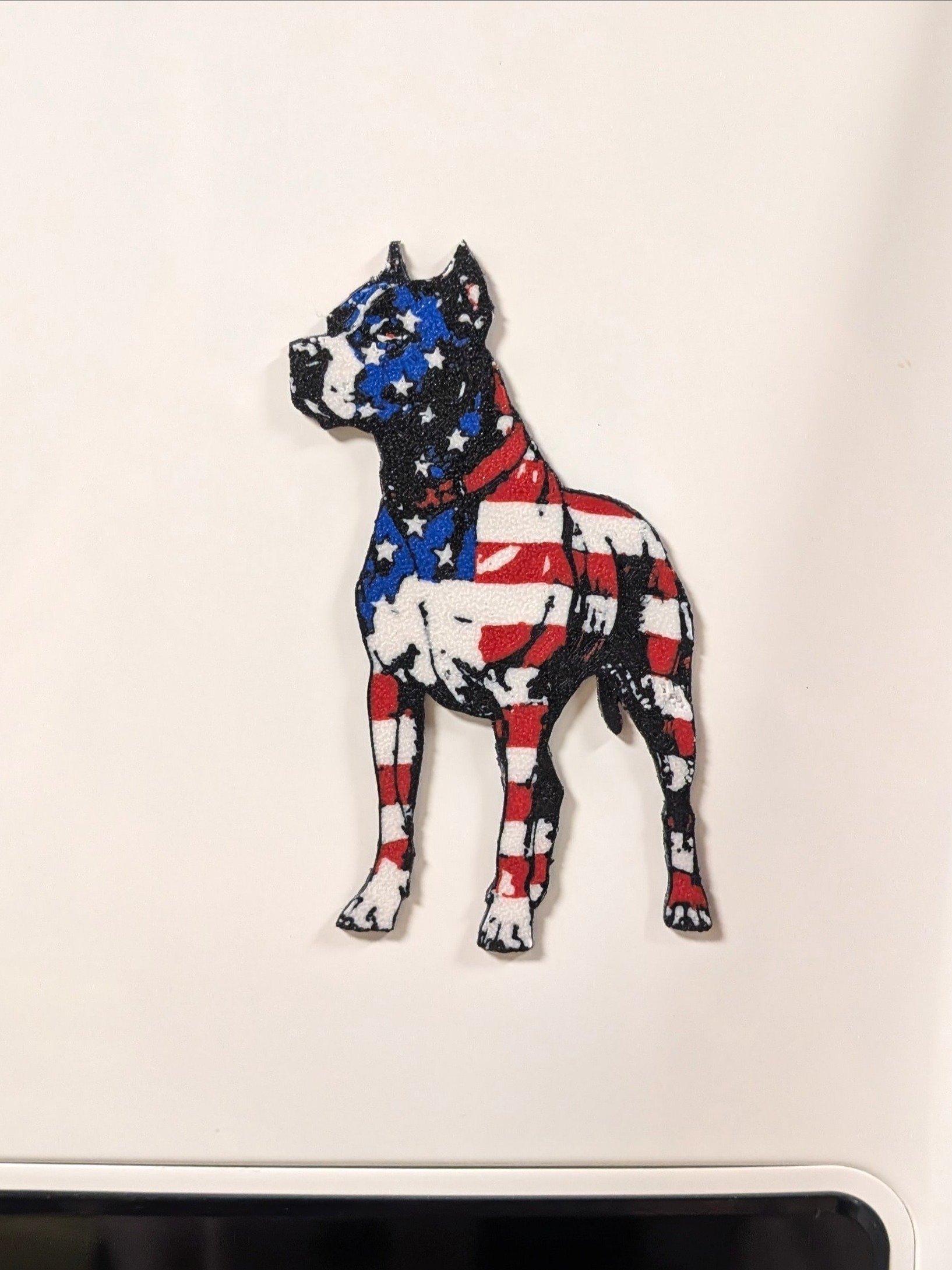 Patriotic American Pit Bull Terrier Magnet product image (3)