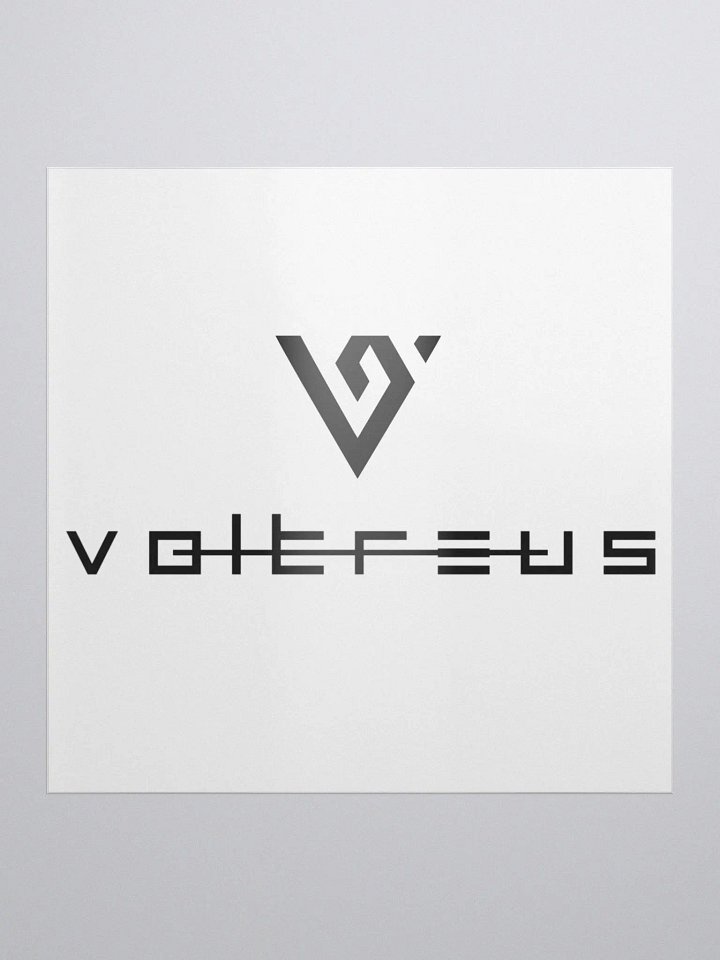 White logo Sticker product image (1)