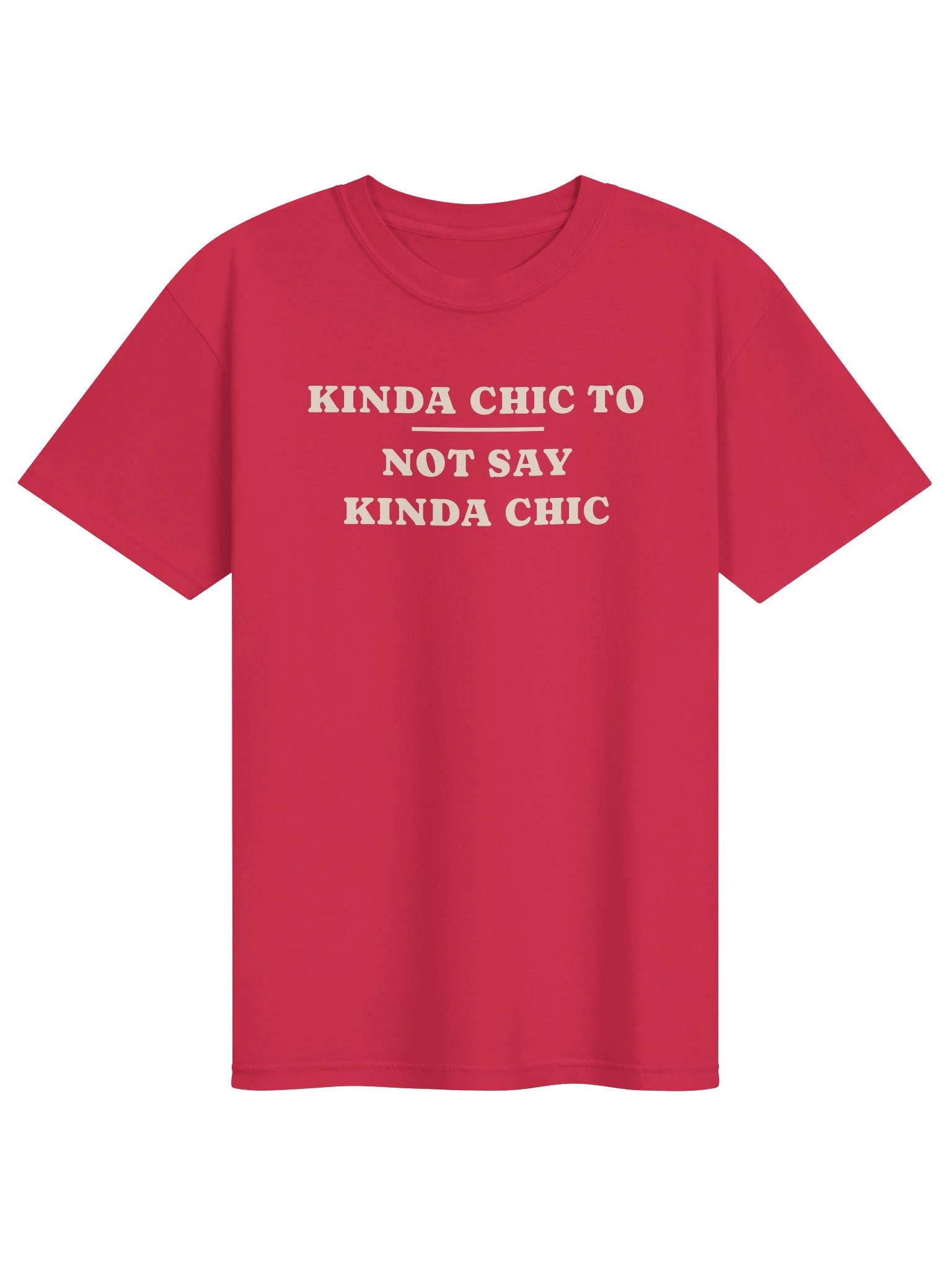 kinda chic to not say kinda chic red cream product image (1)