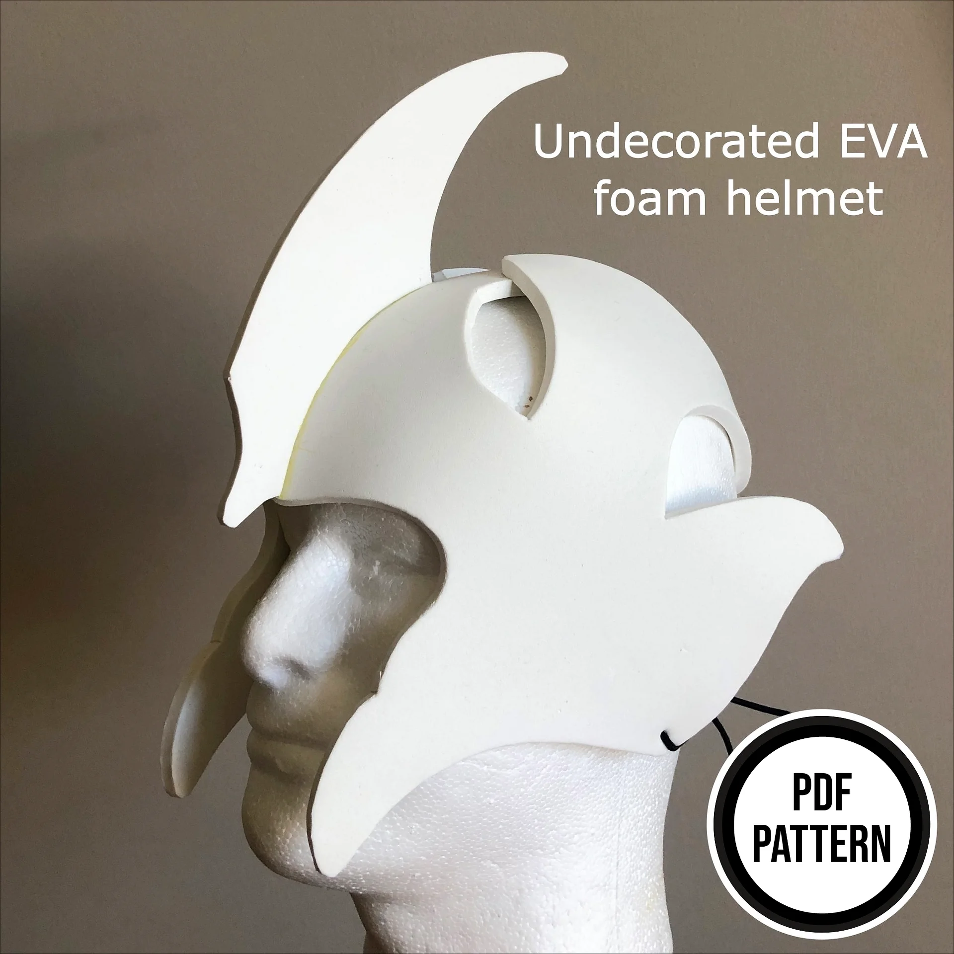 Elven Helm - PDF Pattern for EVA Foam & Leather product image (7)