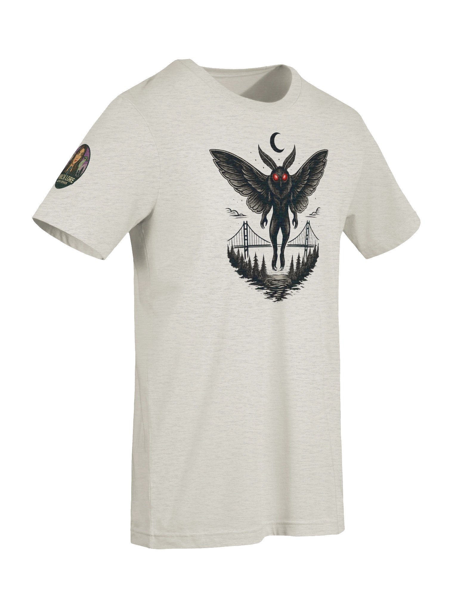 MOTHMAN OUTLINE SUPER SOFT T-SHIRT product image (105)