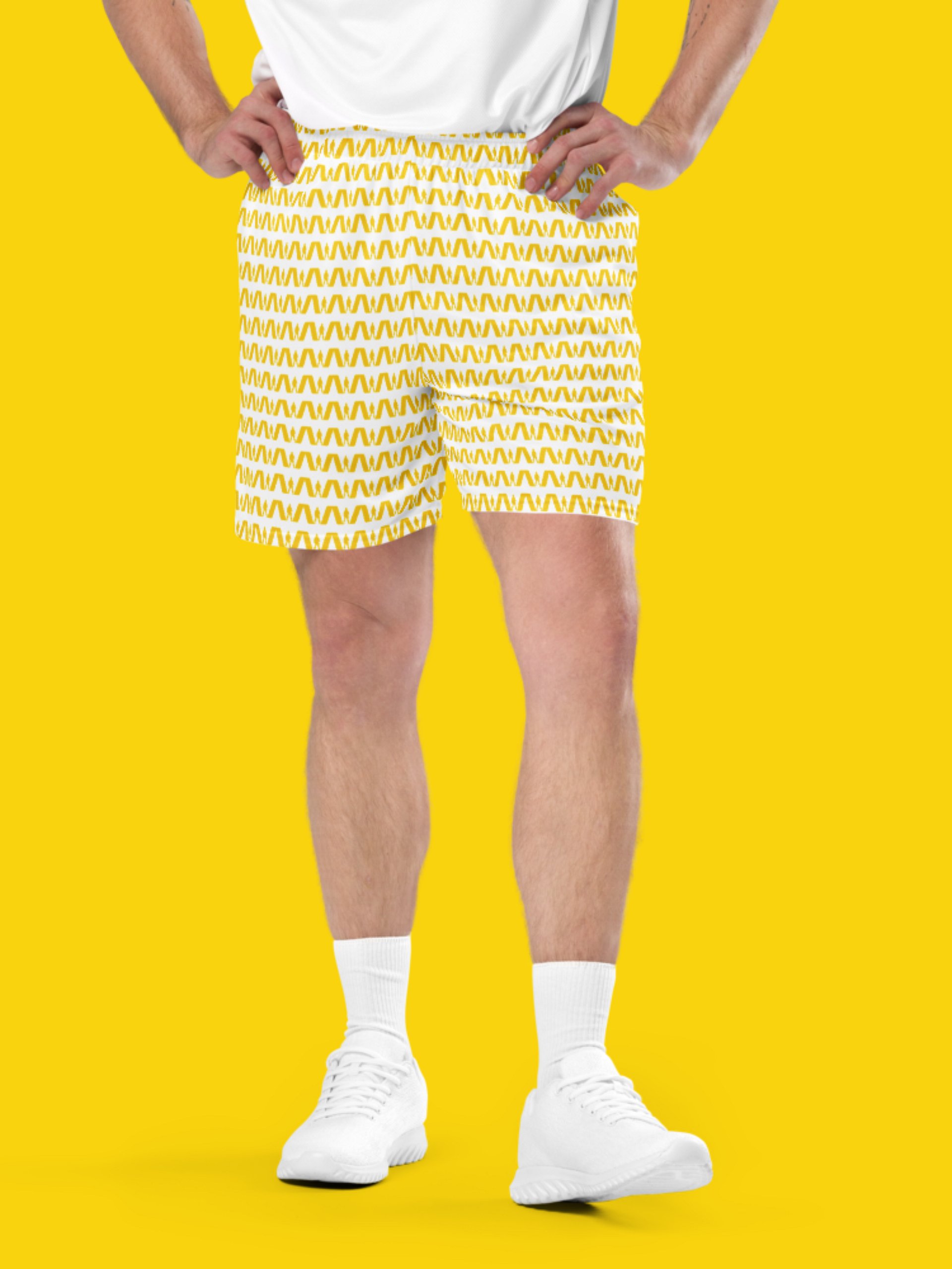 All-Over Print Recycled Unisex Mesh Shorts | WIL Style product image (1)