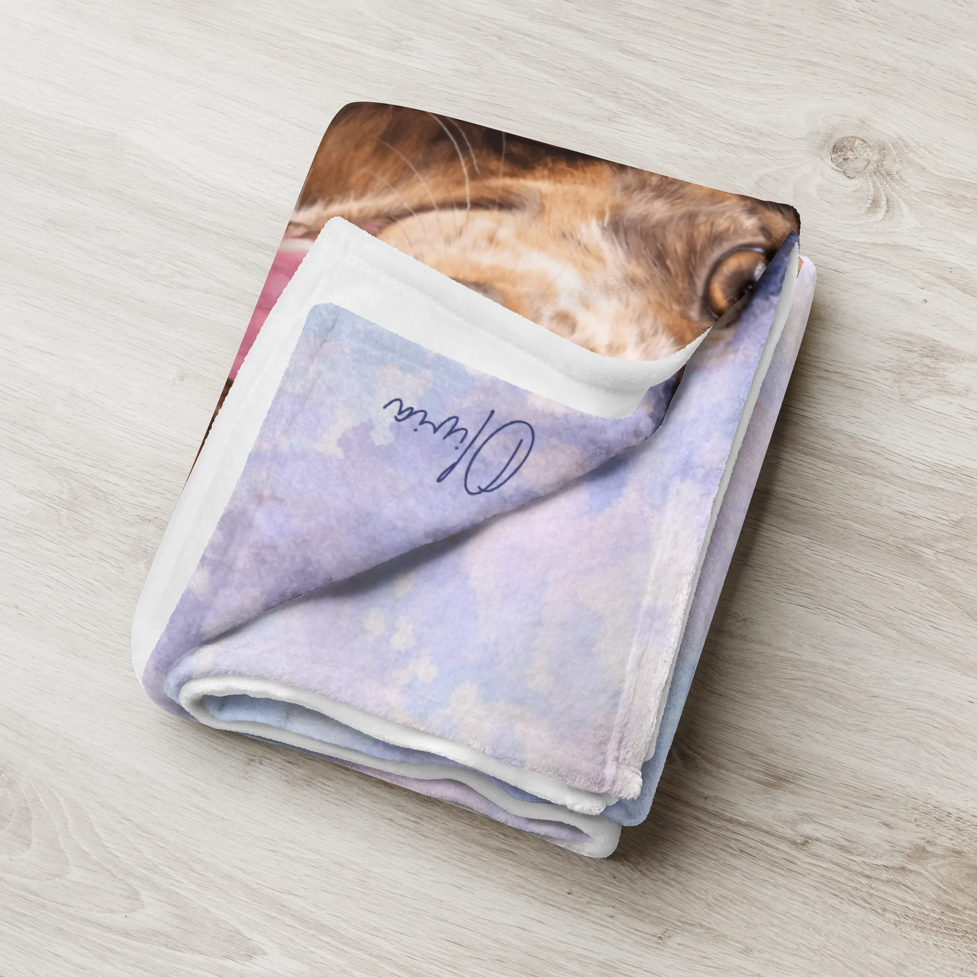 YOUR BEST FRIEND! / THROW BLANKET WITH PERSONALIZED NAME product image (3)