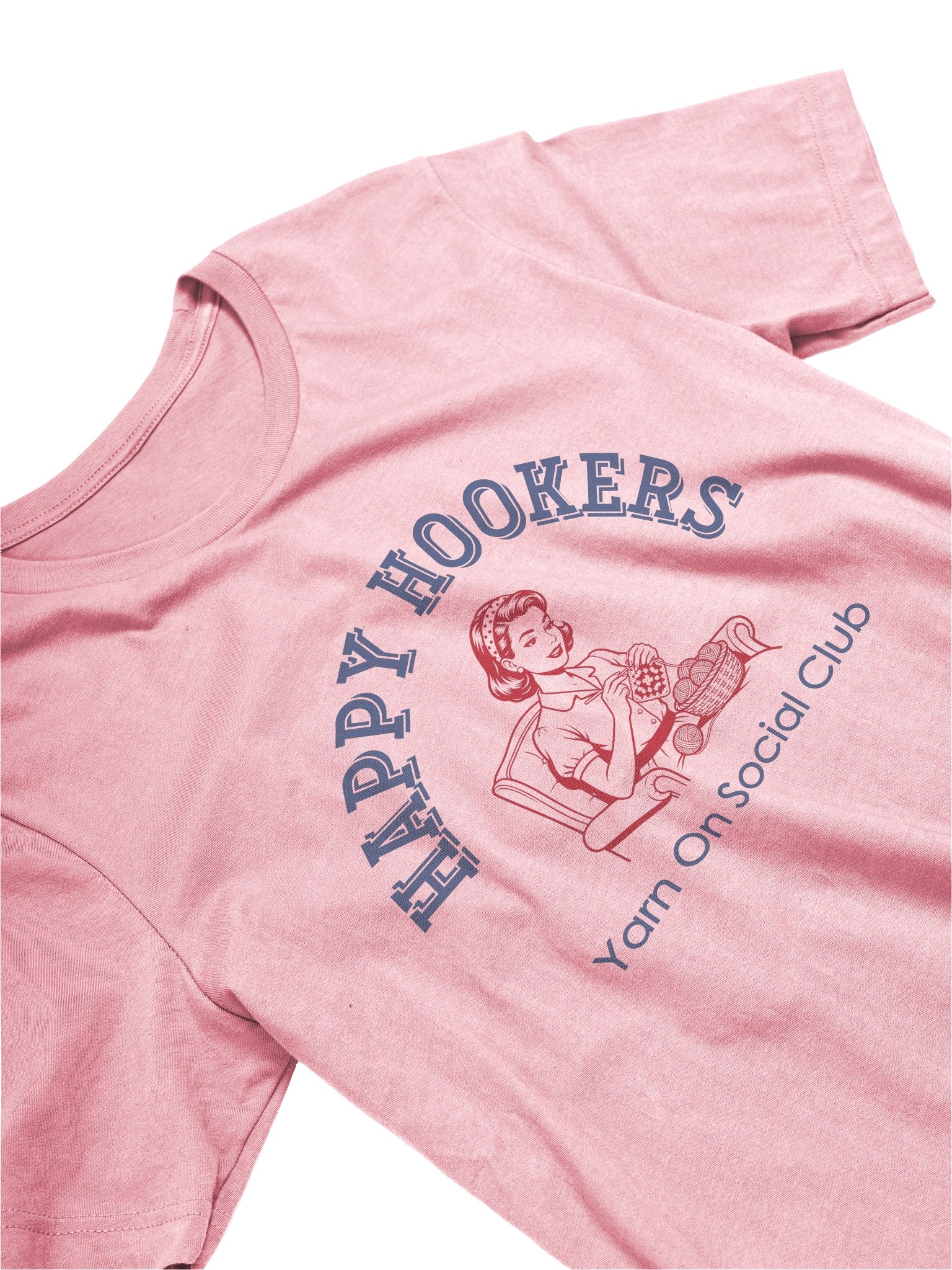 Happy Hookers – Yarn On Social Club T‑Shirt product image (3)