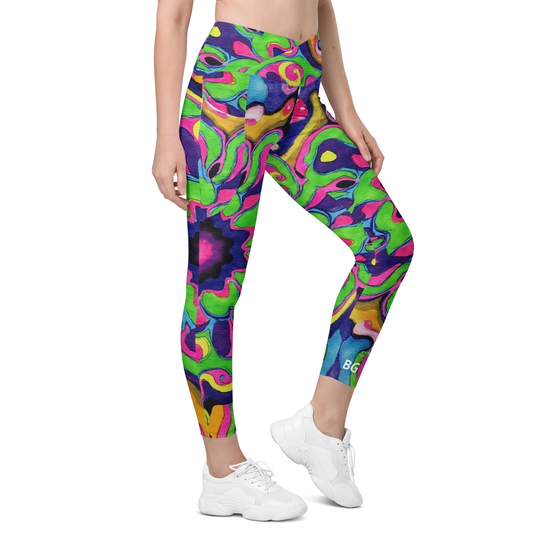Barry Grady Psychedelic Leggings with Pockets product image (5)