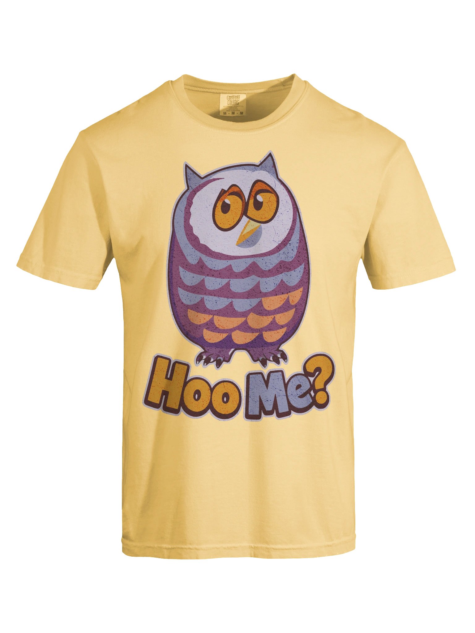 Hoo Me Owl Comfort Colors T-Shirt – Funny Cute Graphic Tee product image (33)