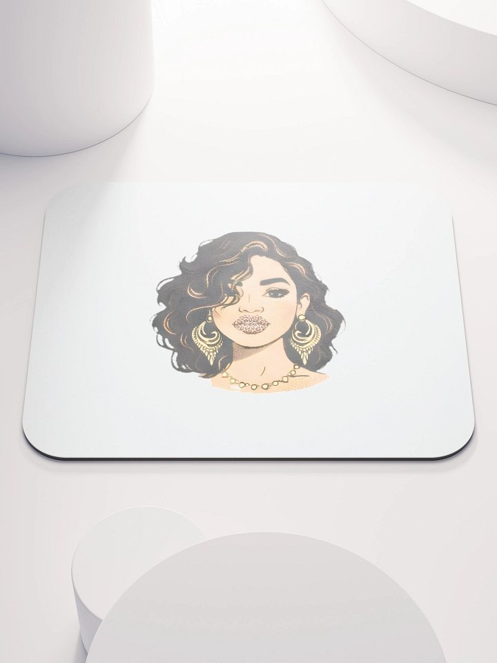 Leopard Lips Mouse Pad product image (1)