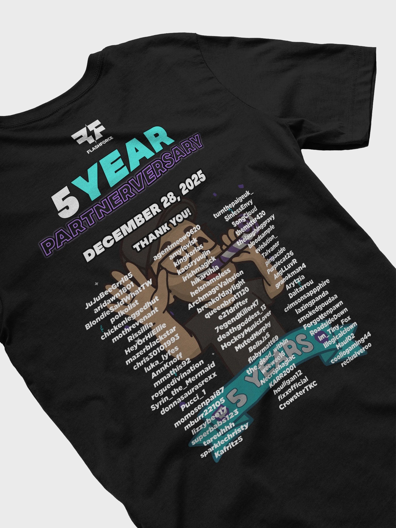 FlashForce 5 Year Partnerversary Shirt product image (4)