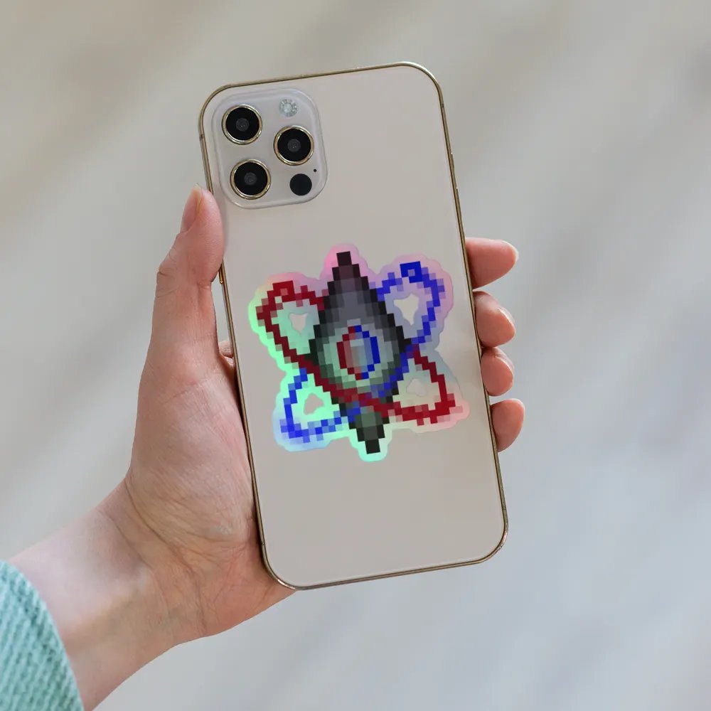 Sapphire ExperiMental Holographic Sticker product image (8)