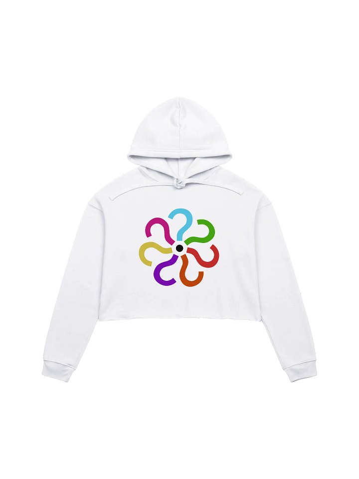"Confusion" Crop Hoodie product image (1)