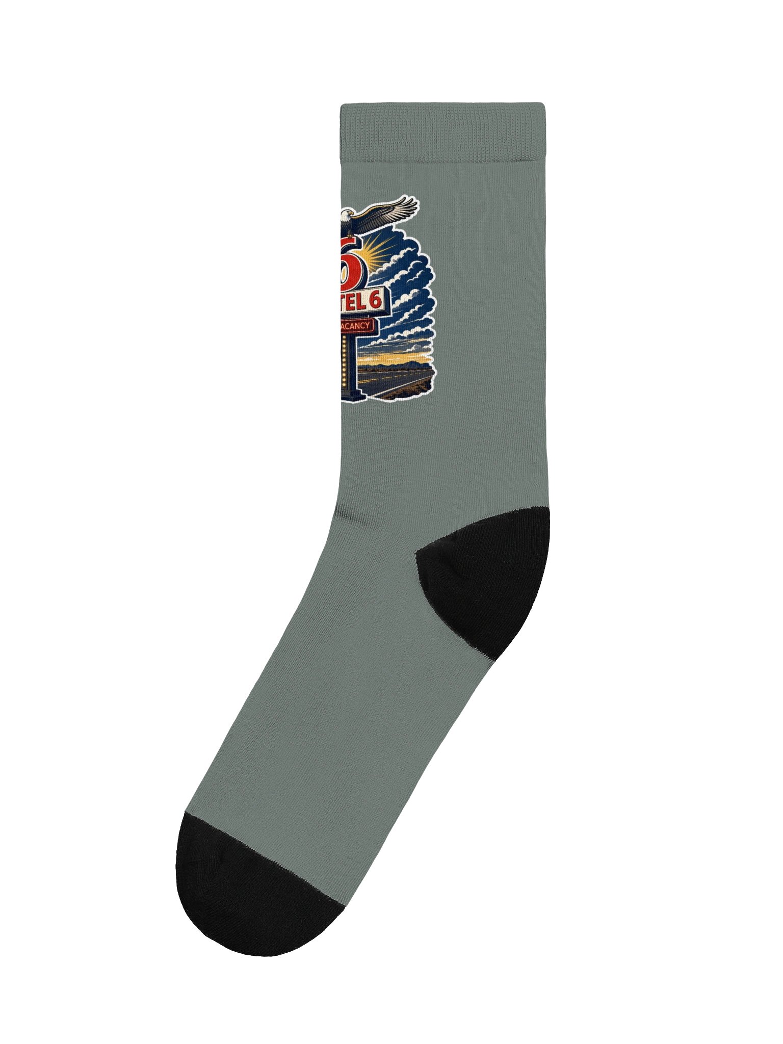 Chicago Motel 6 Winged Crew Socks product image (1)