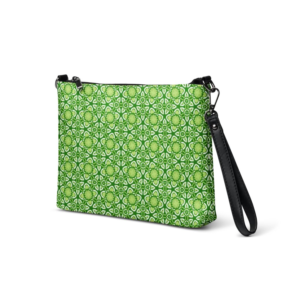 Symmetrical Green Floral Crossbody Bag product image (3)