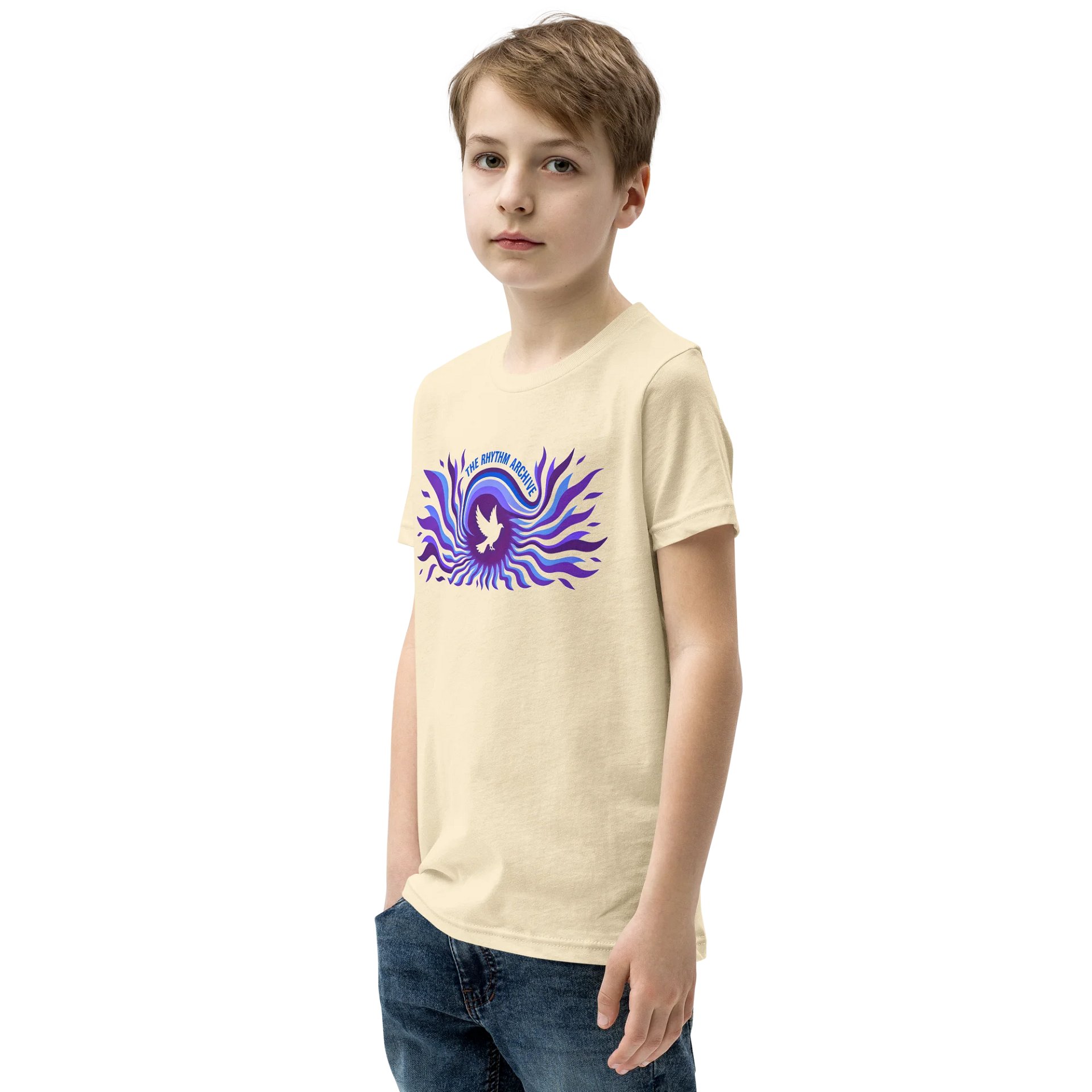"Dove Wave" Youth Short Sleeve T-Shirt product image (3)