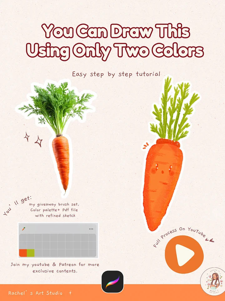 Carrot Palette and File 🥕 product image (1)
