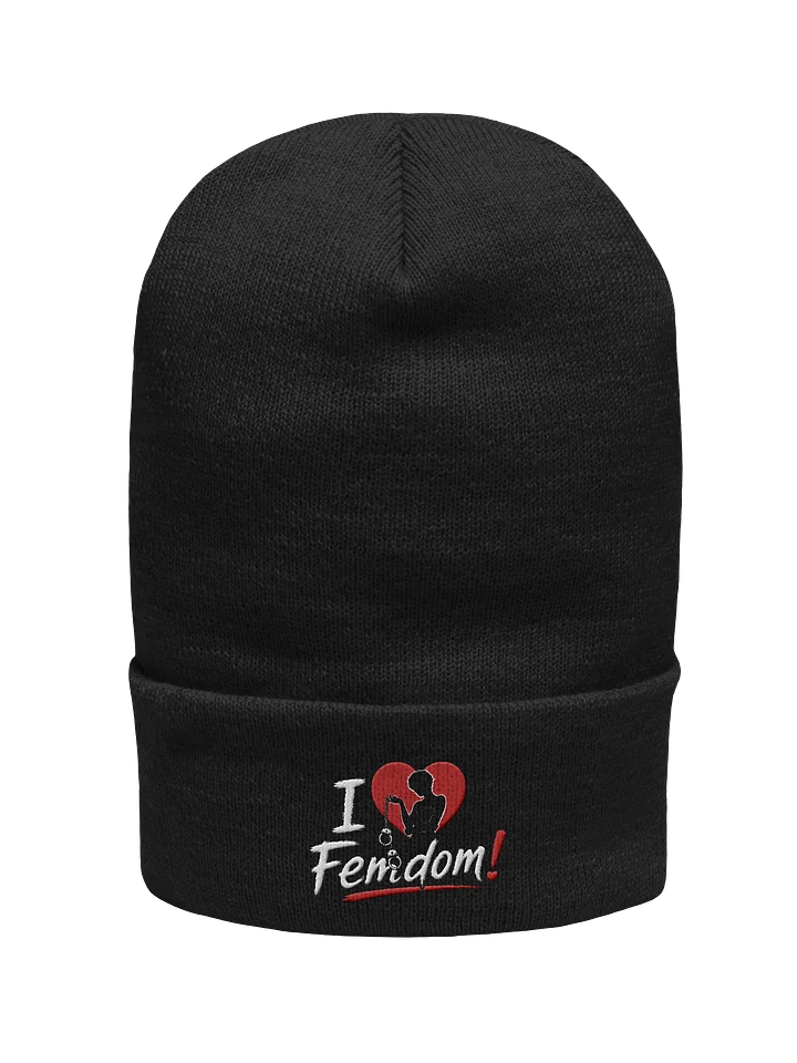 I Love Femdom! – Yupoong Cuffed Beanie im Gothic Streetwear Style product image (2)