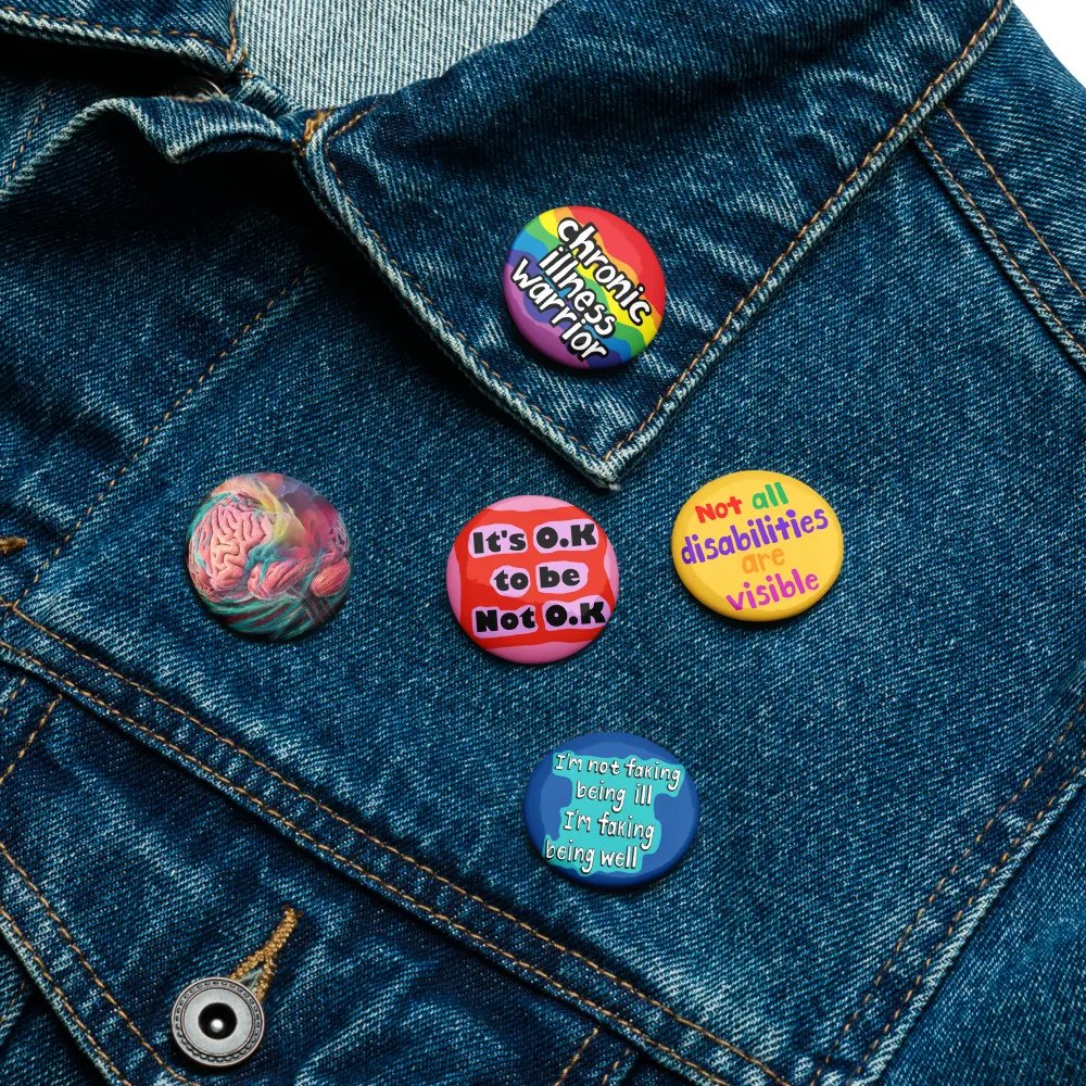 Hidden disabilities pin button badges product image (11)
