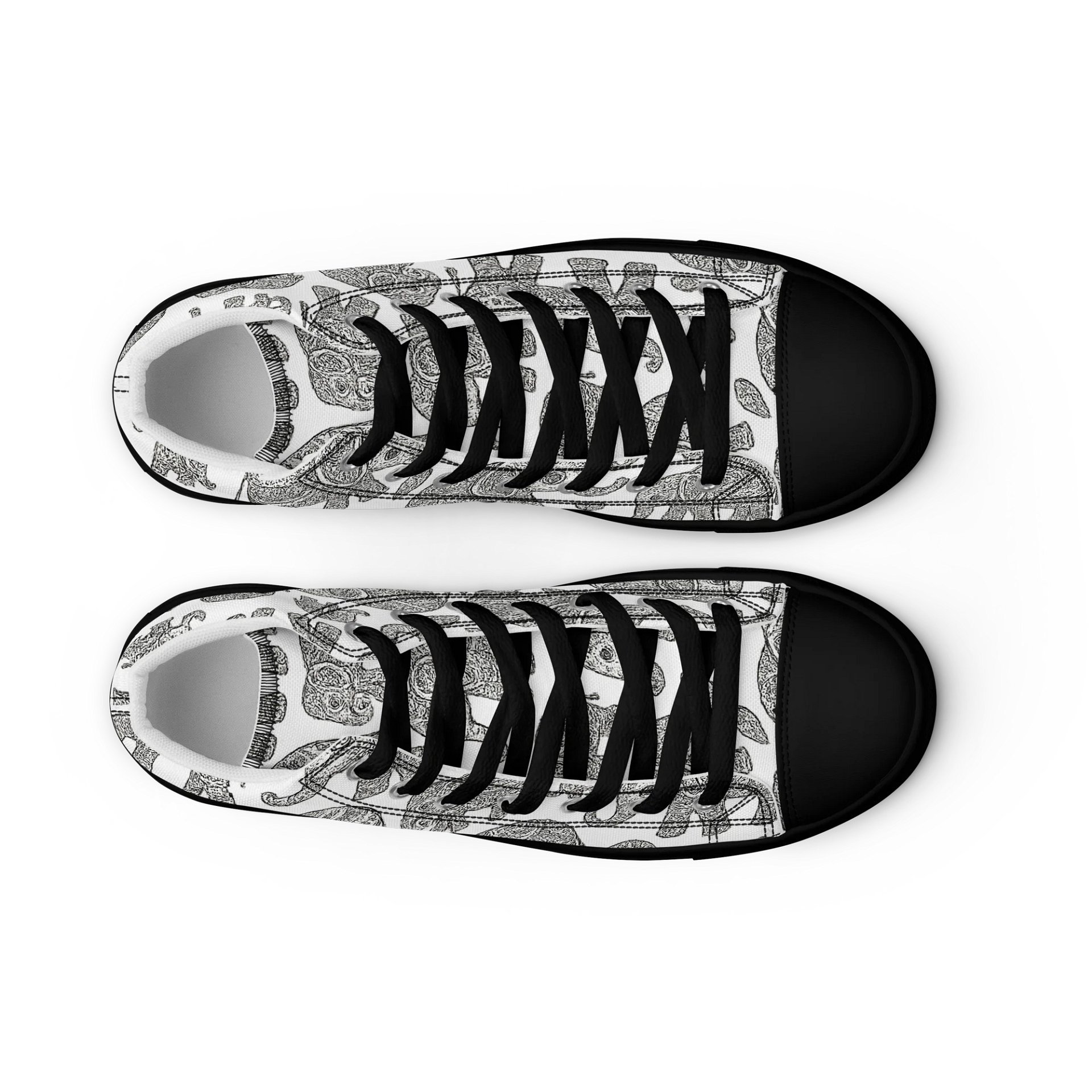 Ornate Elephant High Tops product image (9)