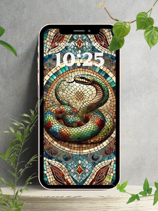 Magical Houses Mosaic Style Phone Wallpaper Bundle 4K Quality Bundle for Android and IOS product image (5)