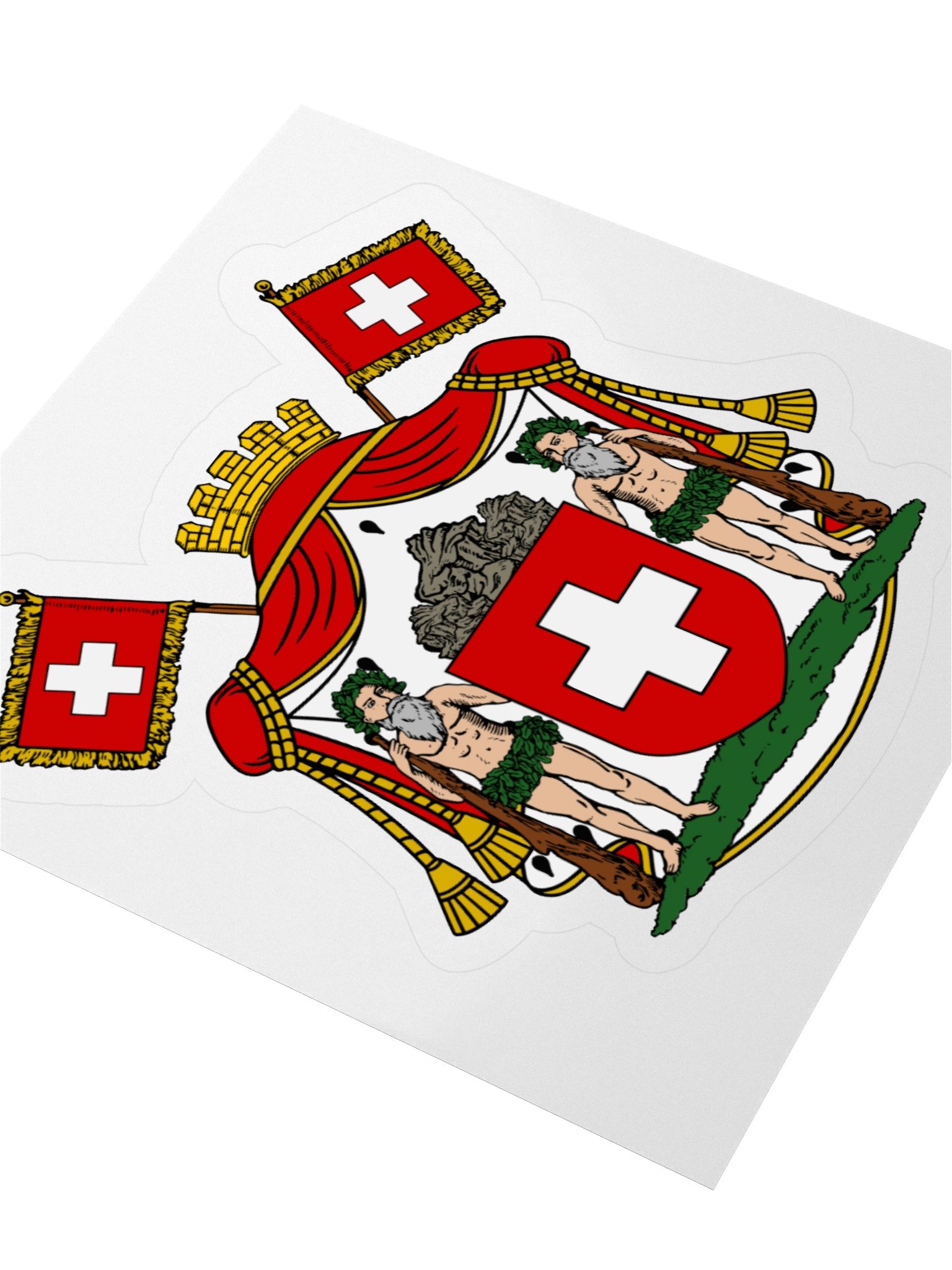 The Shield of Switzerland Kiss Cut Sticker product image (7)