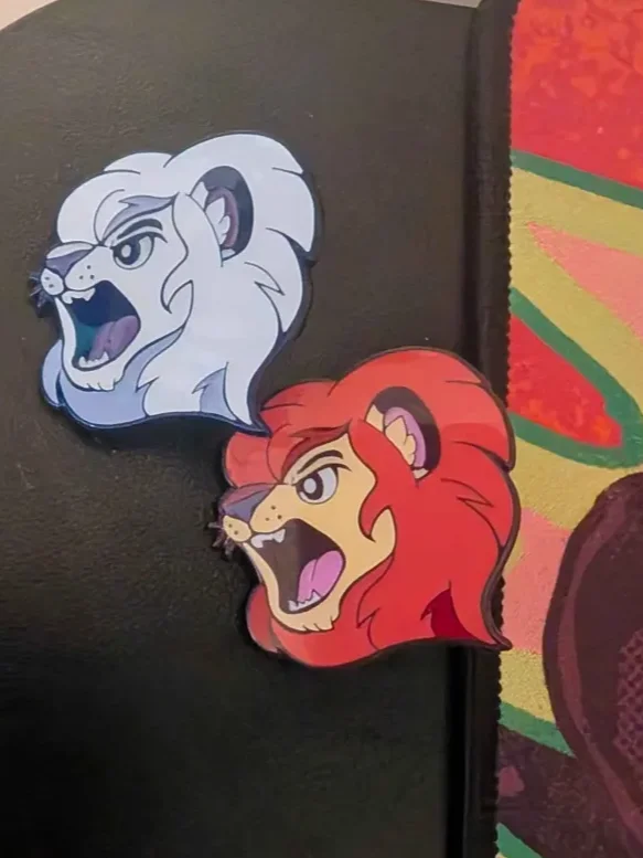 2in Lion Enamel Pins product image (1)