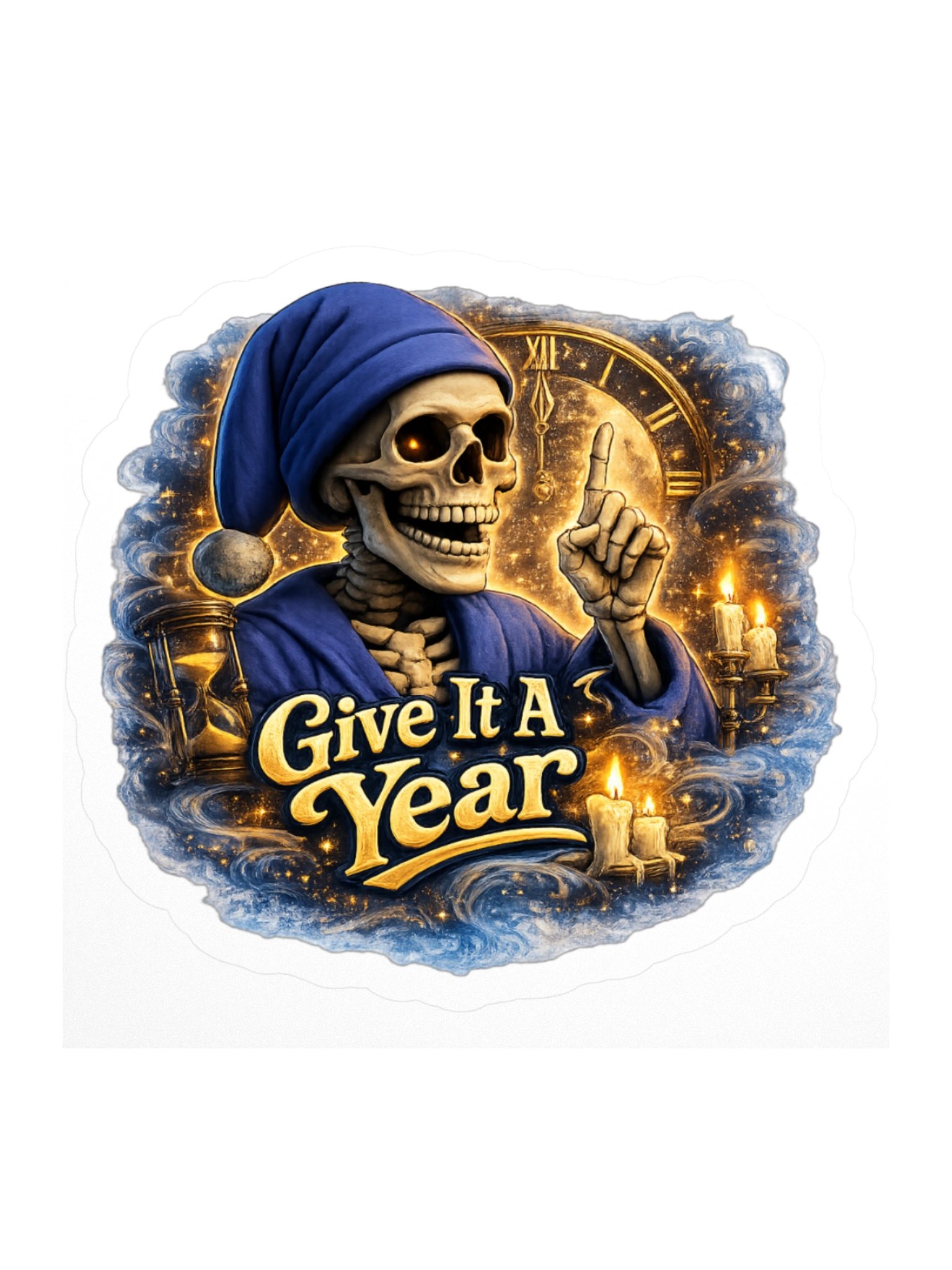 ''Give It A Year'' Kiss Cut Stickers product image (1)