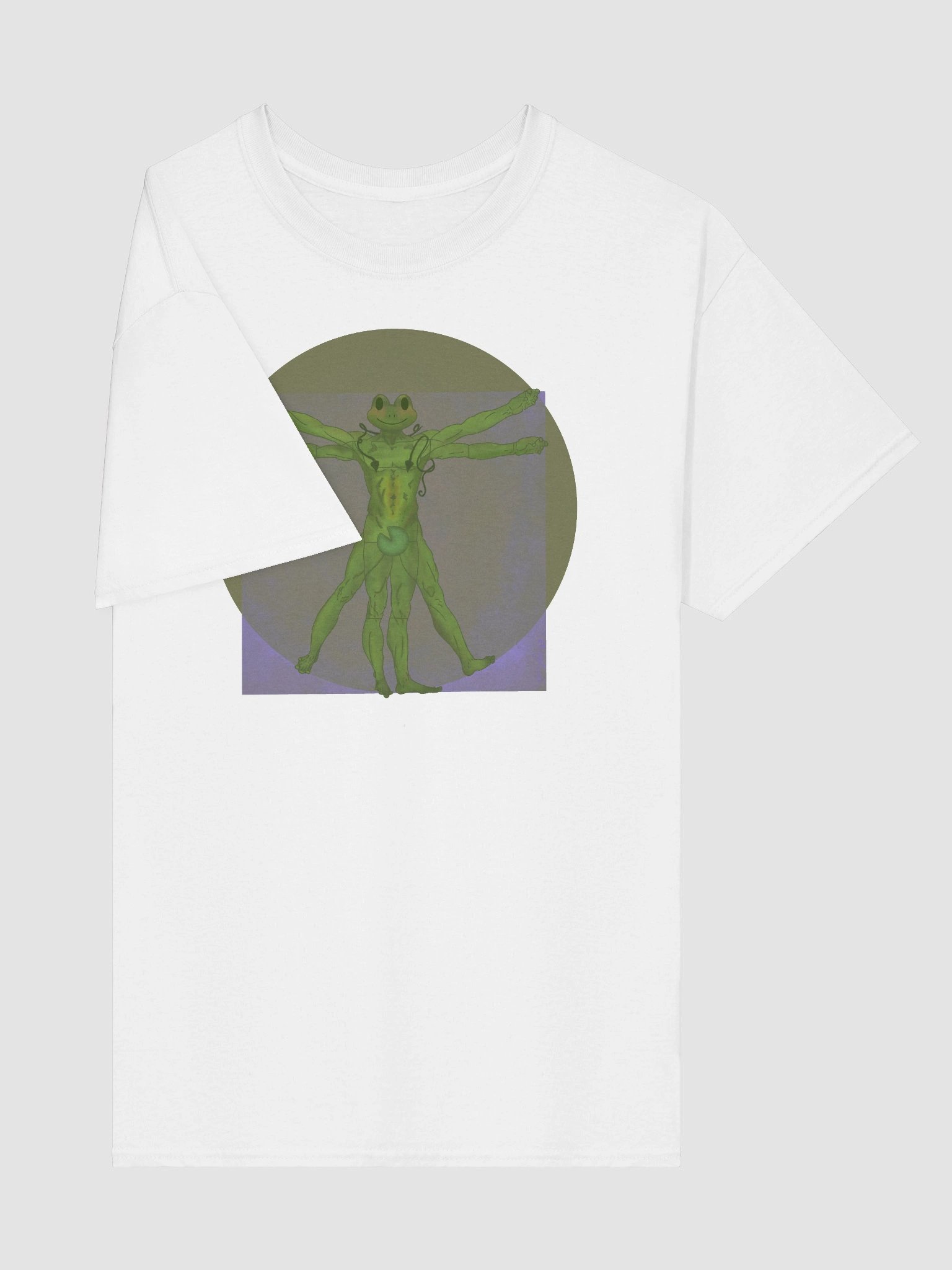 Virtruvian Frog Tee LIGHT product image (4)