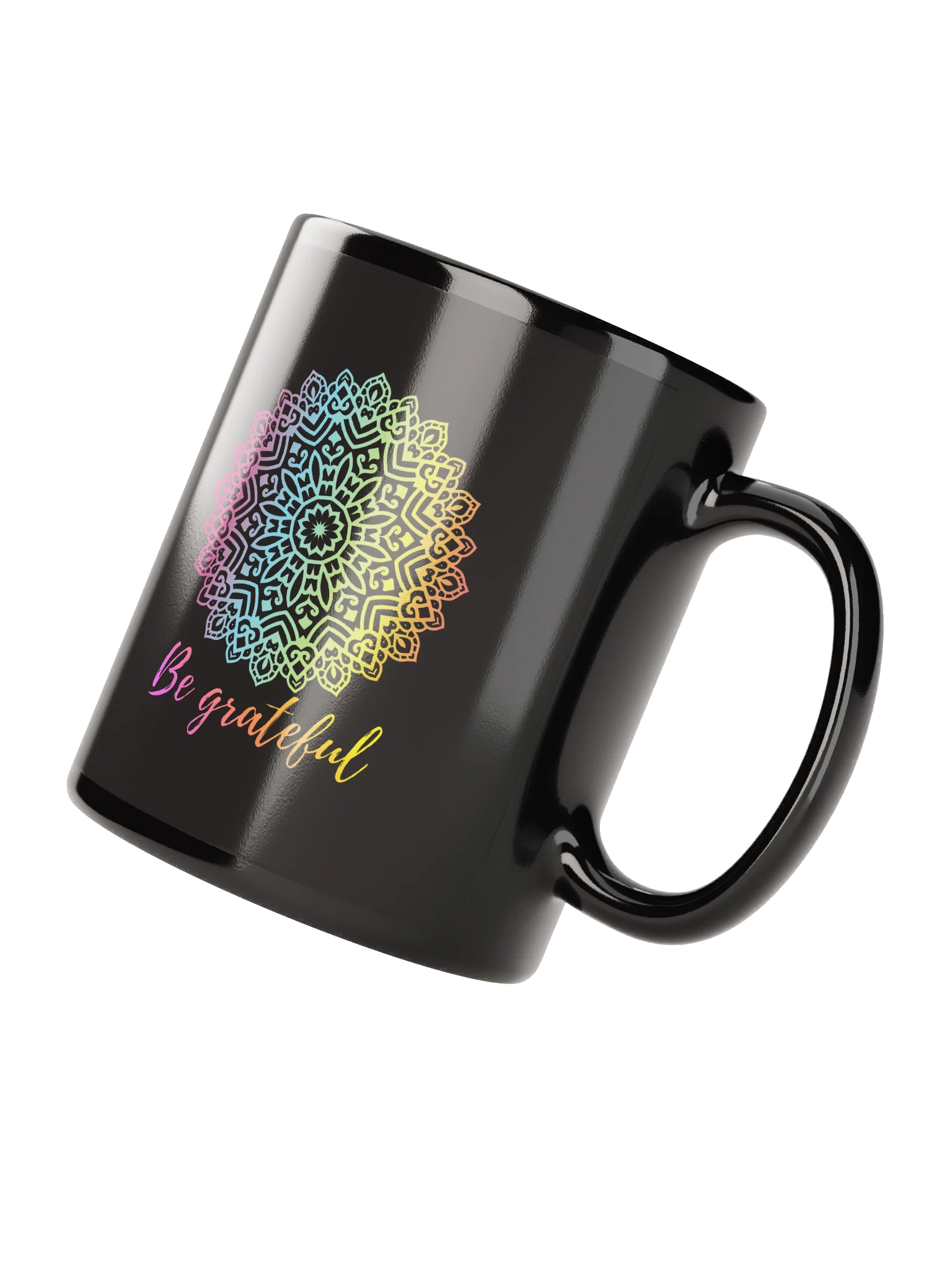 ''Be grateful'' mandala mug product image (3)