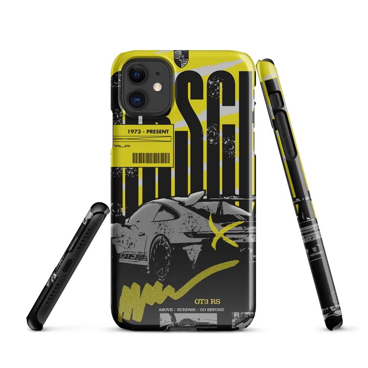 Porsche GT3 RS Stylized iPhone® Snap Case product image (1)