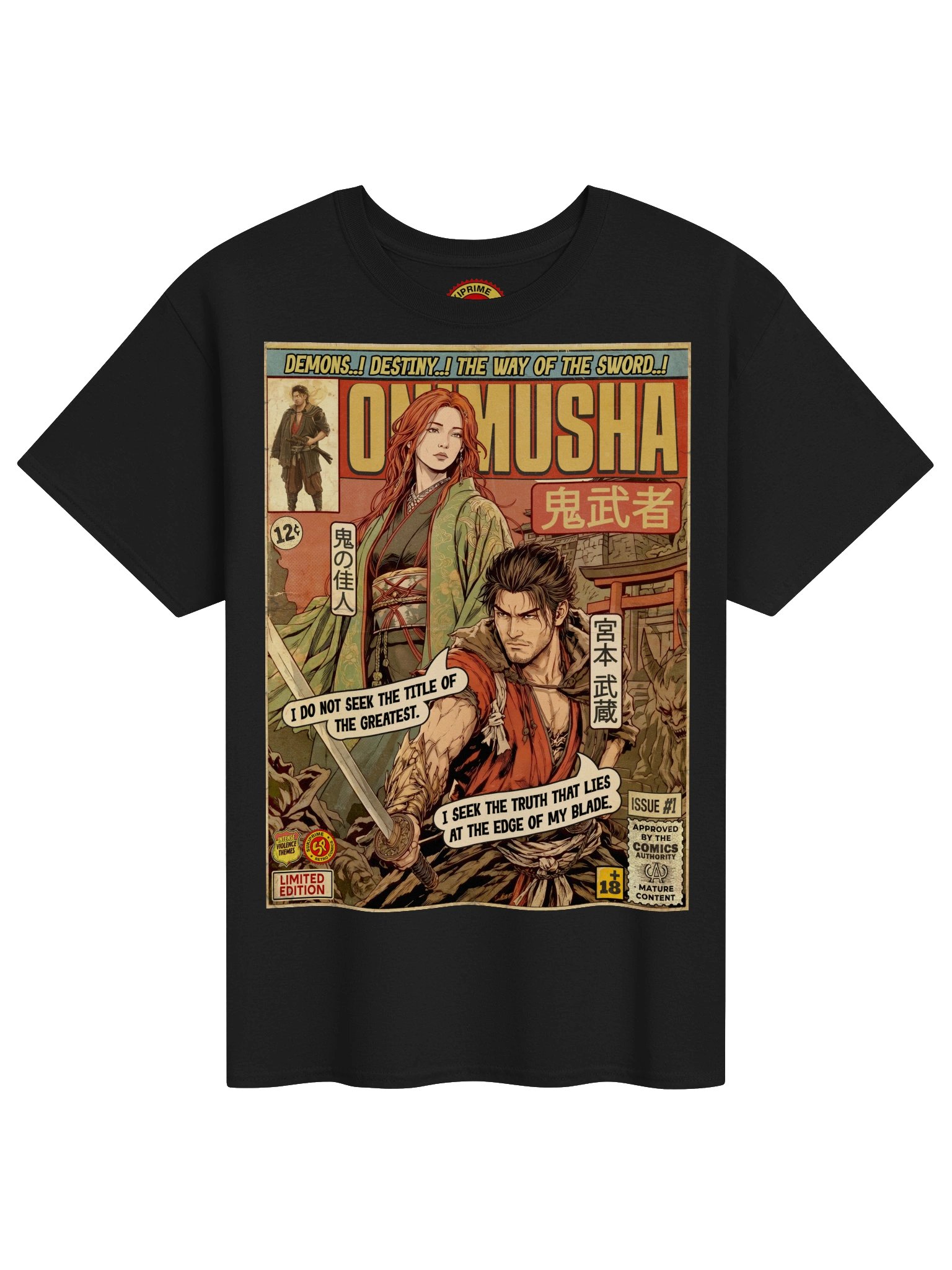 Onimusha Comic Art Gaming T-Shirt product image (1)
