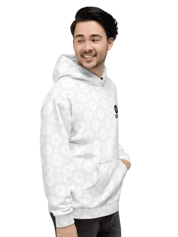 BBB All Over Print White Hoodie product image (9)